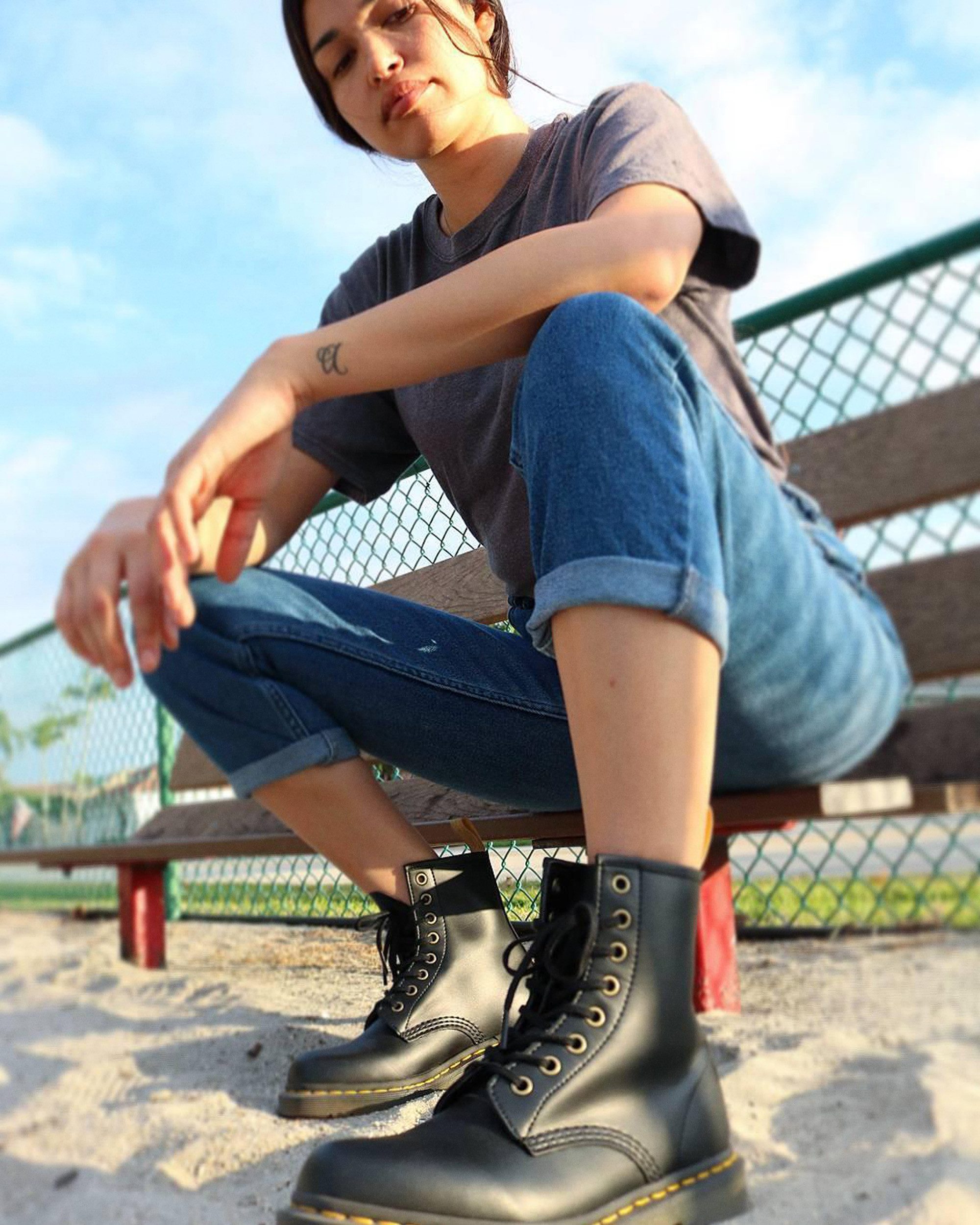 DR. MARTENS 1460 Vegan 8 Eye Boot Schnürboots Boots, Winterboots, Schnürboo günstig online kaufen