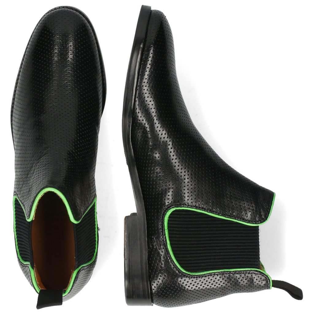 Binding Green 4 Hamilton Fluo Stiefelette Melvin Perfo Amelie Pavia & Black