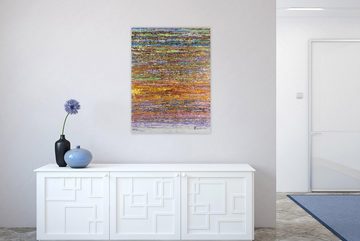 KUNSTLOFT Gemälde Nie den Faden verlieren 75x100 cm, Leinwandbild 100% HANDGEMALT Wandbild Wohnzimmer