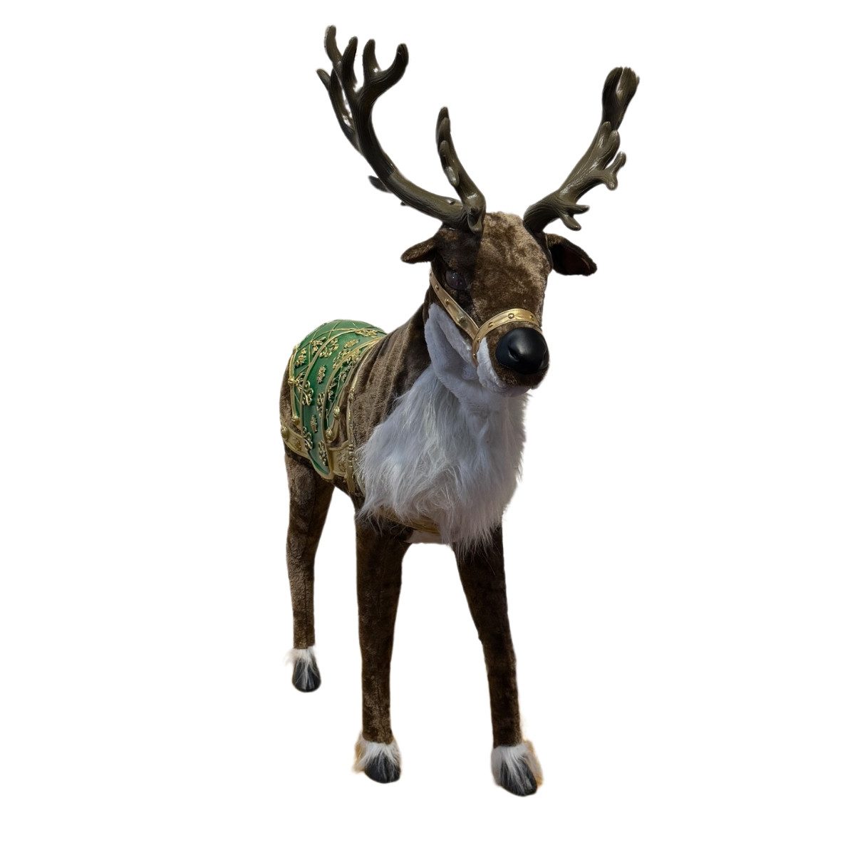 Funny Fashion Weihnachtsfigur Animiertes Weihnachts-Rentier mit Sound & Bew günstig online kaufen