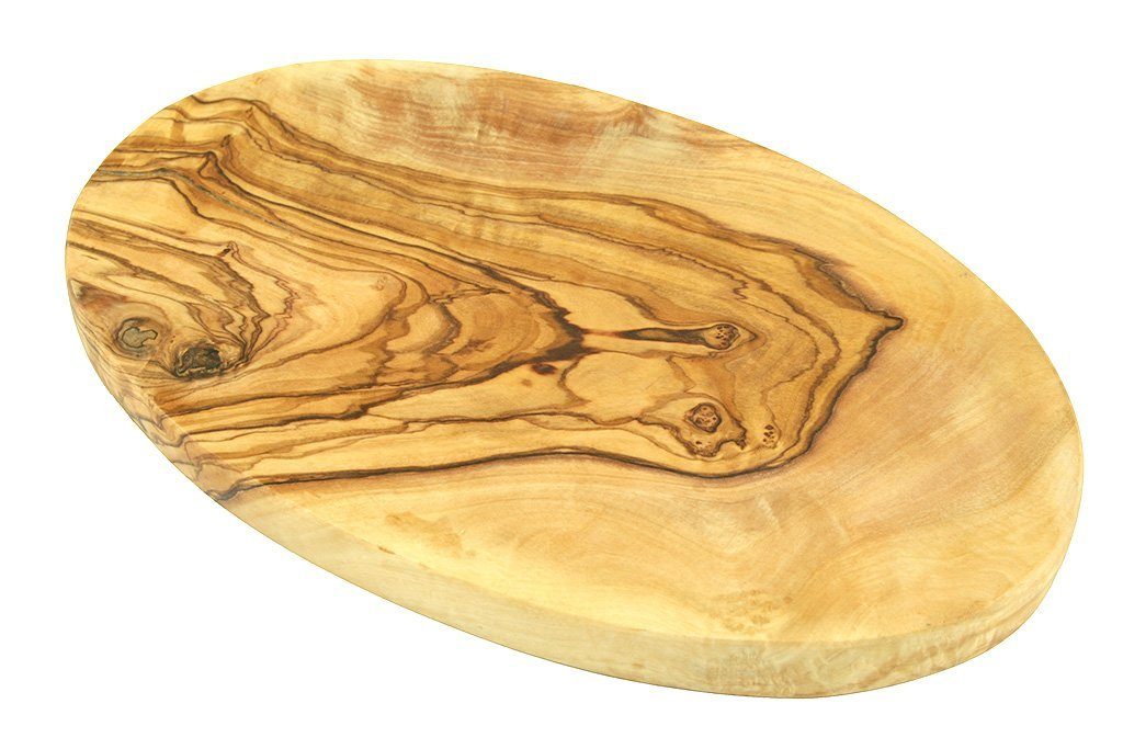 Frühstücksbrett Frühstücksbrett oval Olivenholz