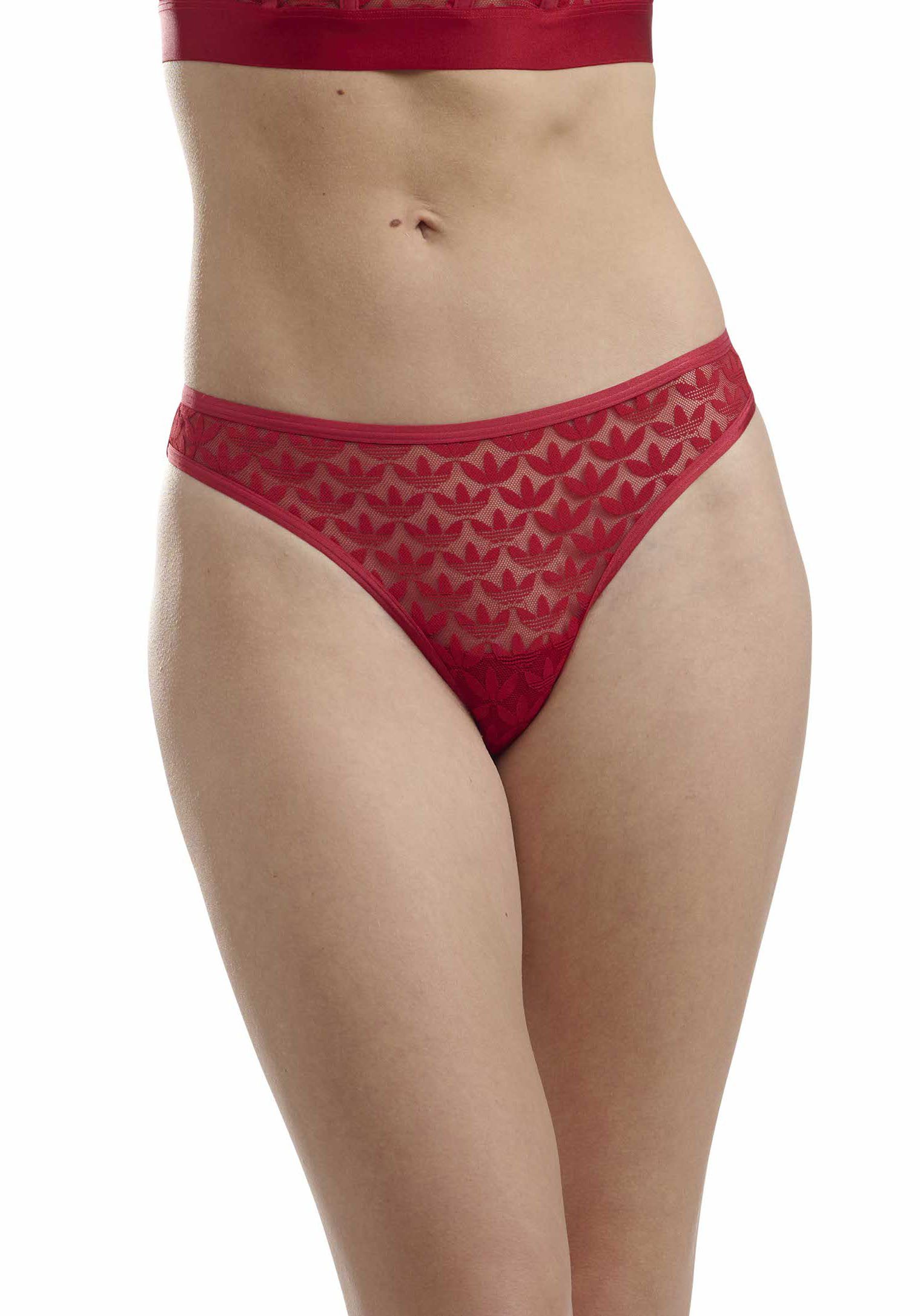 adidas Originals String mit transparenter Logo-Spitze