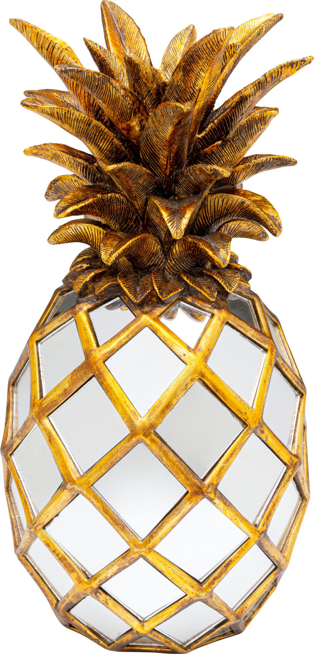 Kare Design Dekoobjekt Pineapple Mirror 29x35cm