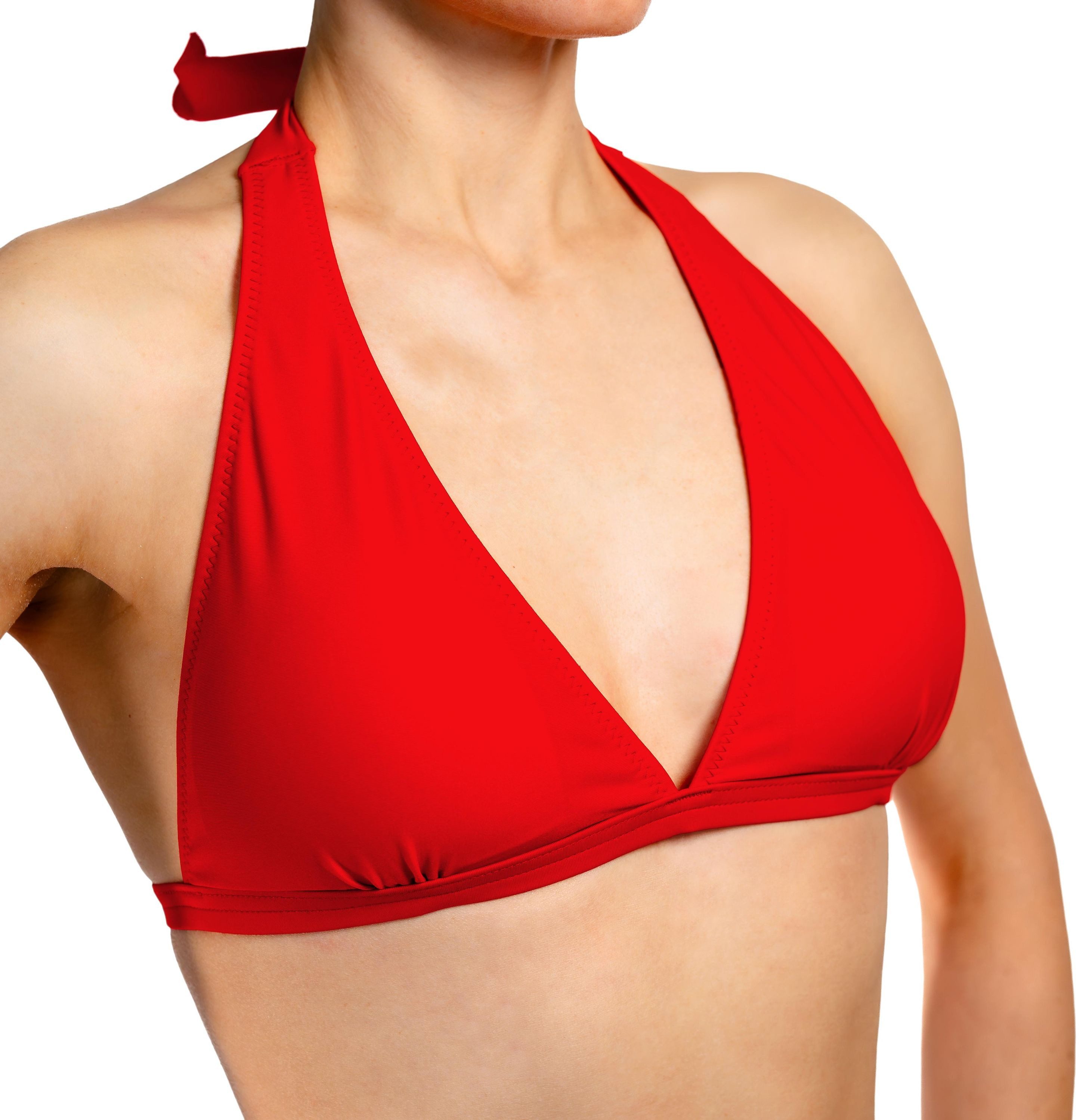 Aquarti Triangel-Bikini Bikini Oberteil Neckholder Push günstig online kaufen