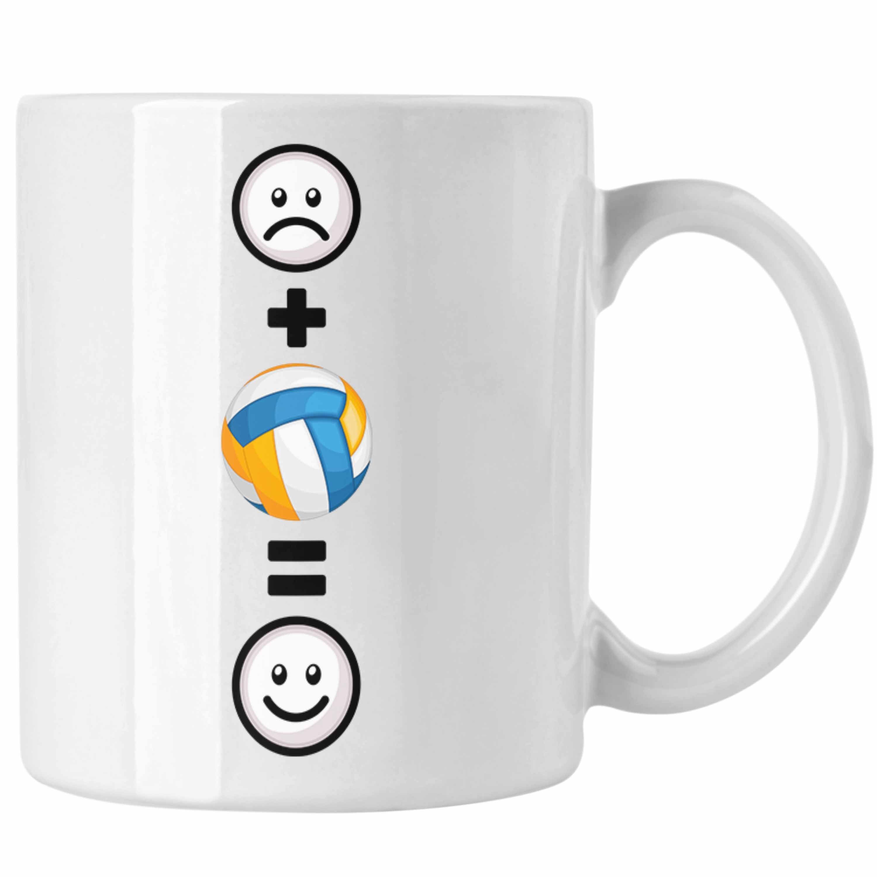Trendation Tasse Volleyball Tasse Geschenkidee für Volleyball-Spieler Geburtstag Lustig