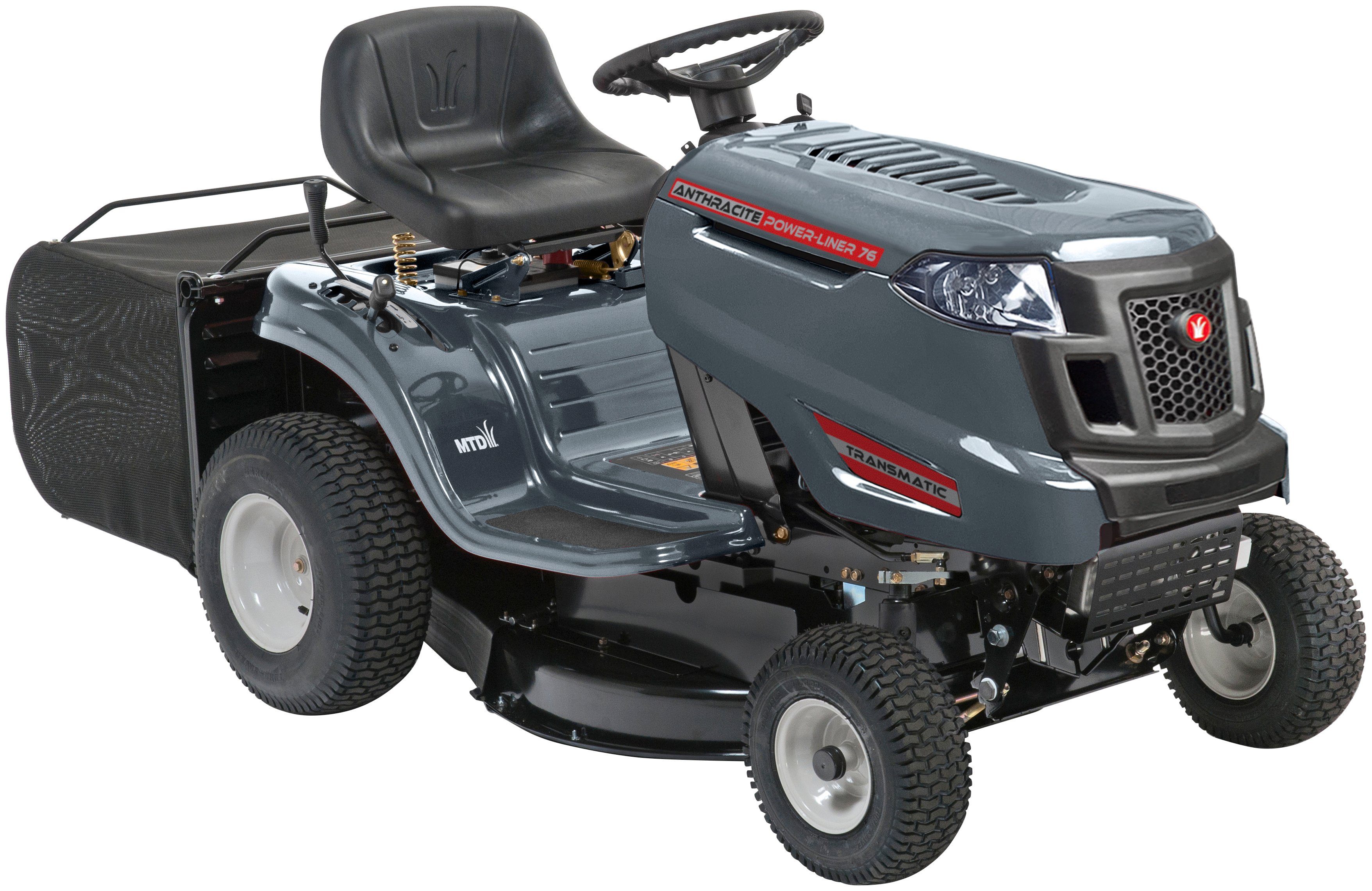 *MTD Rasentraktor »ANTHRACITE POWER 76«, 76 cm Schnittbreite, geringer Wenderadius, anthrazit, LIMITIERTES Sondermodell*