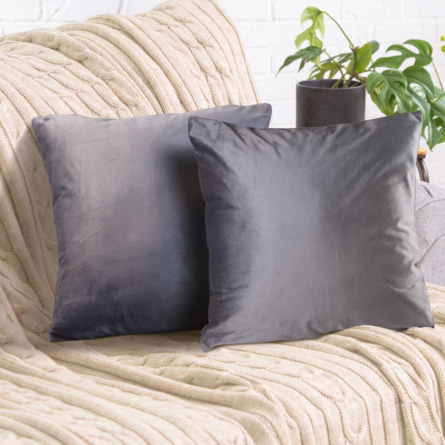 Cozyor Kissenbezug Samt Kissenhülle in diversen Größen & Farben, Sofakissen günstig online kaufen