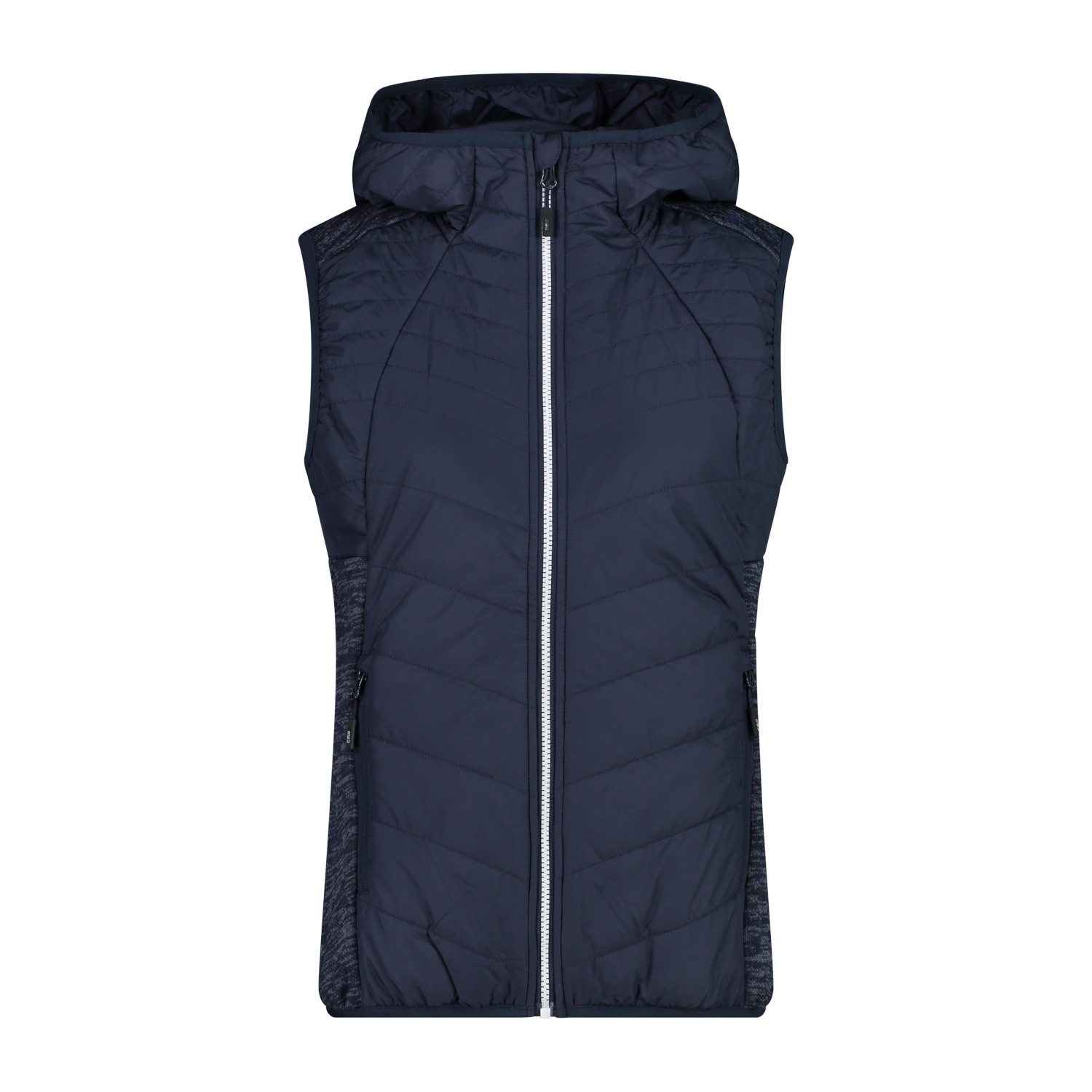 Funktionsweste CMP Damen Weste WOMAN VEST HYBRID FIX HOOD 33H1896