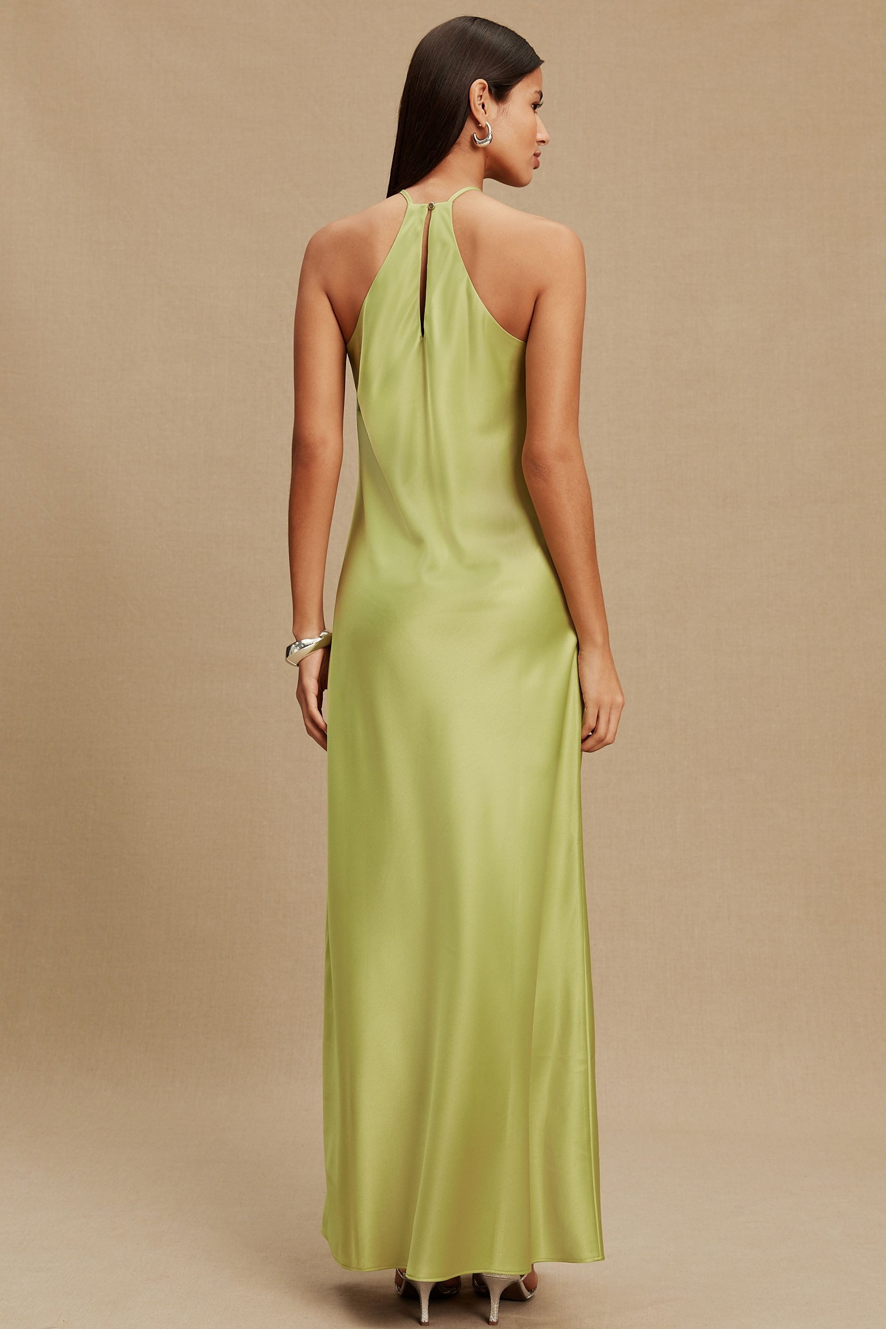 Next Satinkleid Brautjungfern-Maxikleid aus Satin mit Neckholder (1-tlg) günstig online kaufen