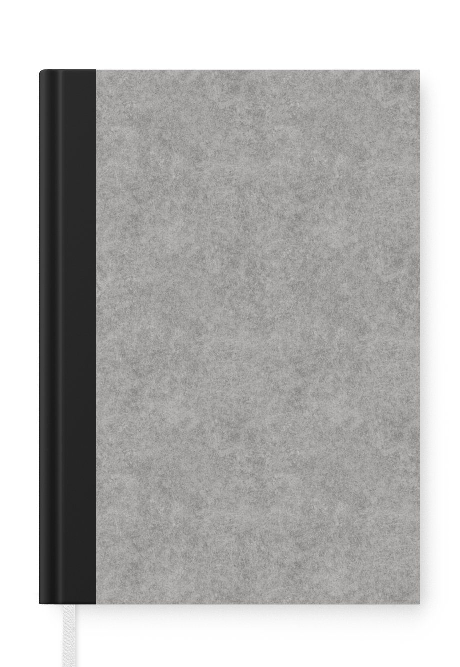 MuchoWow Notizbuch Beton - Alt - Muster, Journal, Merkzettel, Tagebuch, Notizheft, A5, 98 Seiten, Haushaltsbuch | Notizbücher