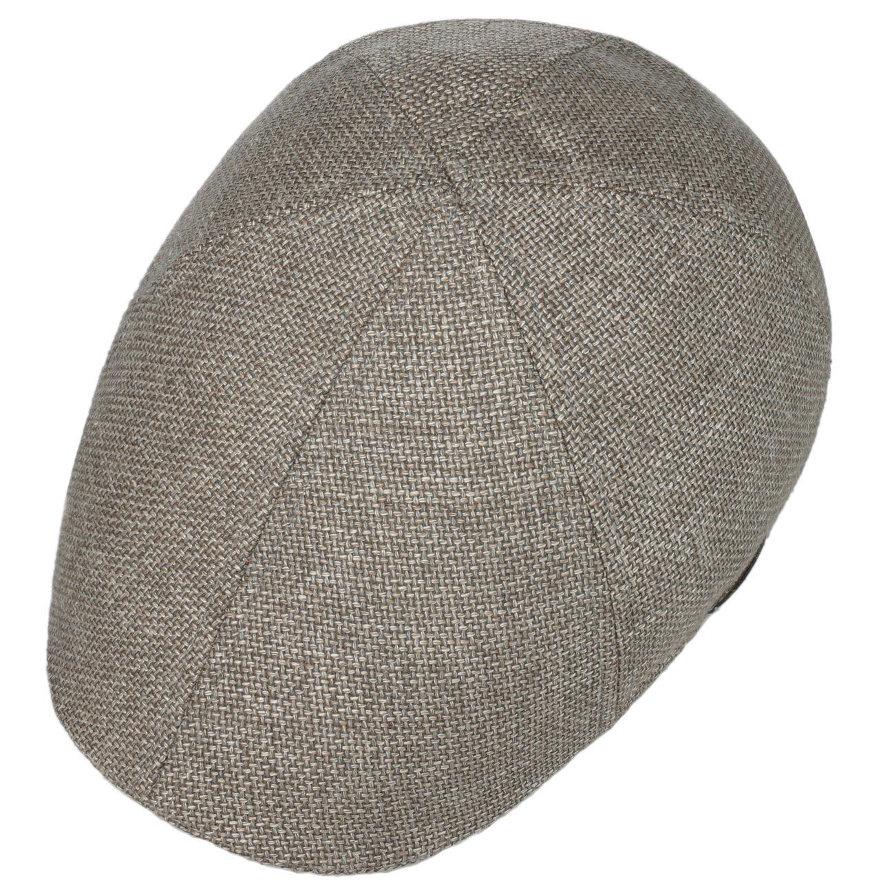 Made Flat Cap EU Schirmmütze Stetson the grau-beige in (1-St) Schirm, mit