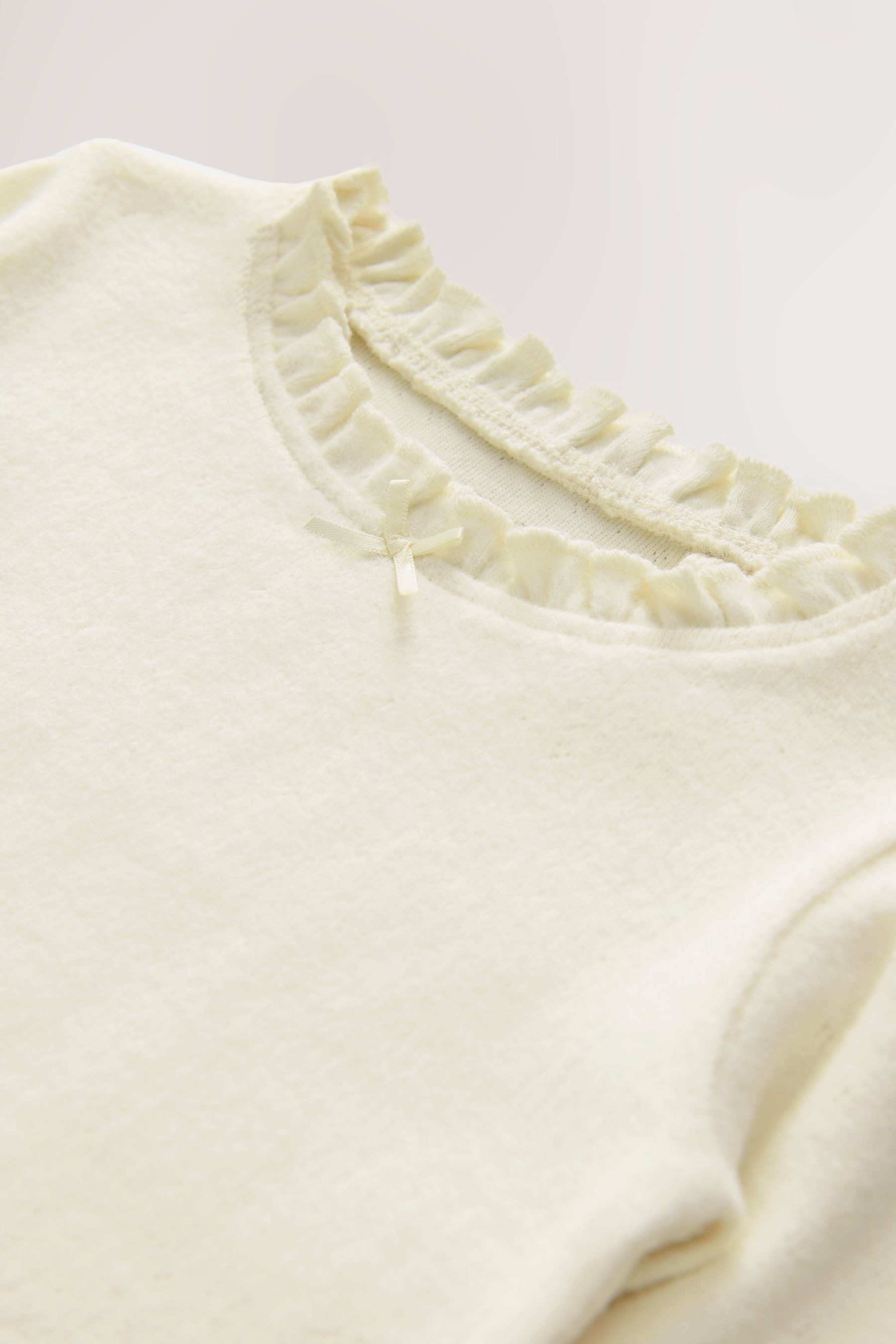 Next Langarmshirt Langärmeliges Pointelle-T-Shirt (1-tlg)