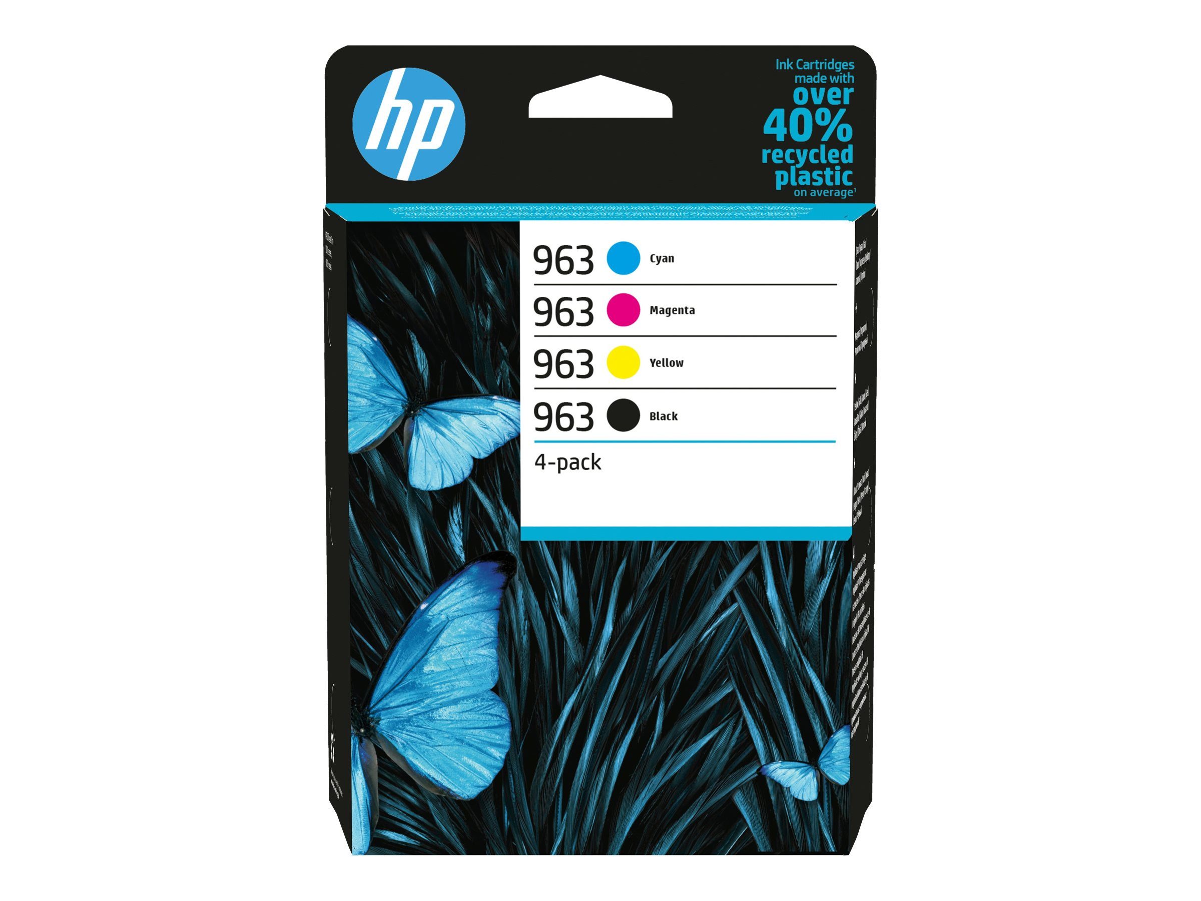 HP 963 4er-Pack Tintenpatrone (Set, 4-tlg)