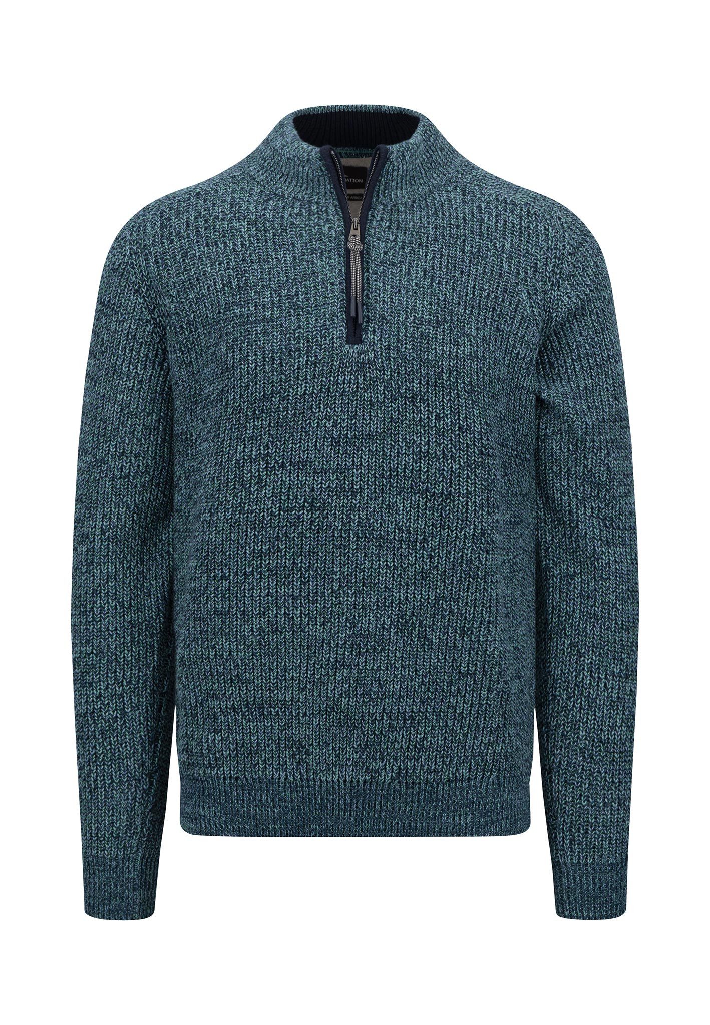 FYNCH-HATTON Вязаные свитера Troyer, Mouliné dark teal