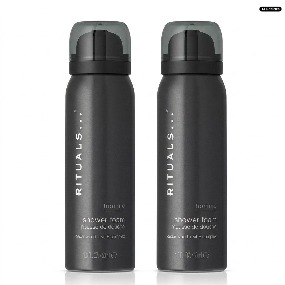 Rituals Duschgel Rituals Homme Duschschaum 2er Set, Praktisches Vorteilspack in Reisegröße für unterwegs