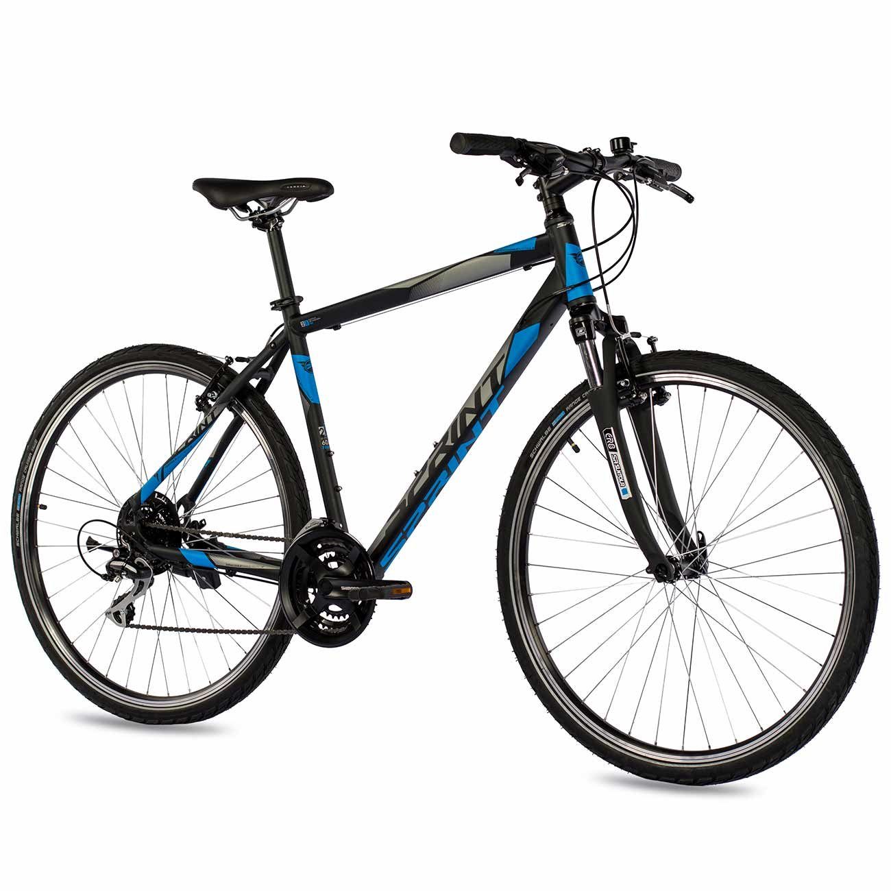 Airtracks Trekkingrad »Herren Trekking Fahrrad 28 Zoll Sintero Cross Bike«,  24 Gang, Shimano Acera RD-M360L - Rahmenhöhen 52 cm 56 cm - Modelljahr 2023