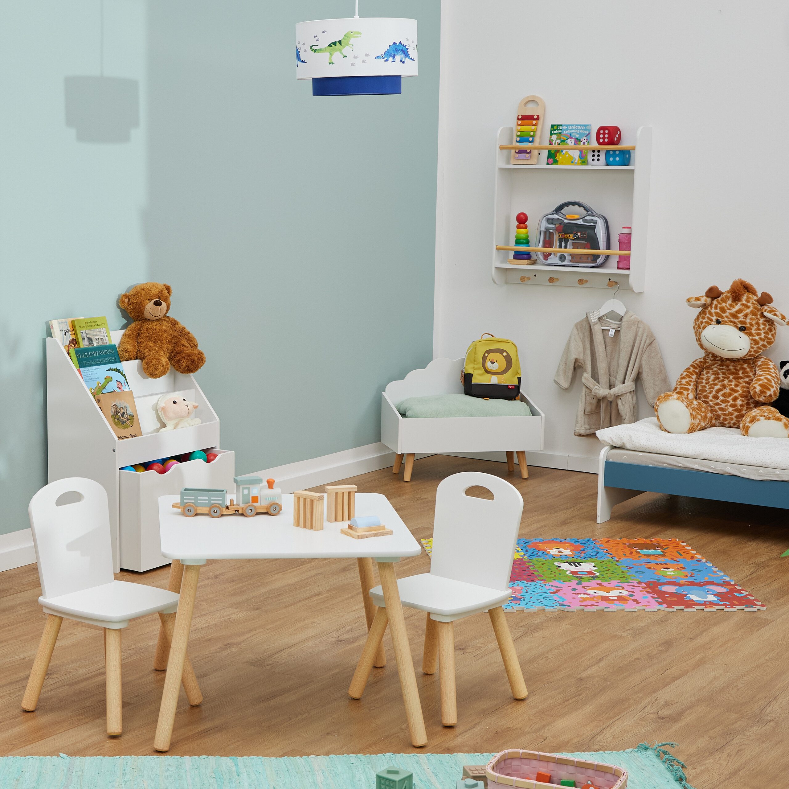 relaxdays Kindersitzgruppe 3-teilige Kindersitzgruppe, (3-tlg)