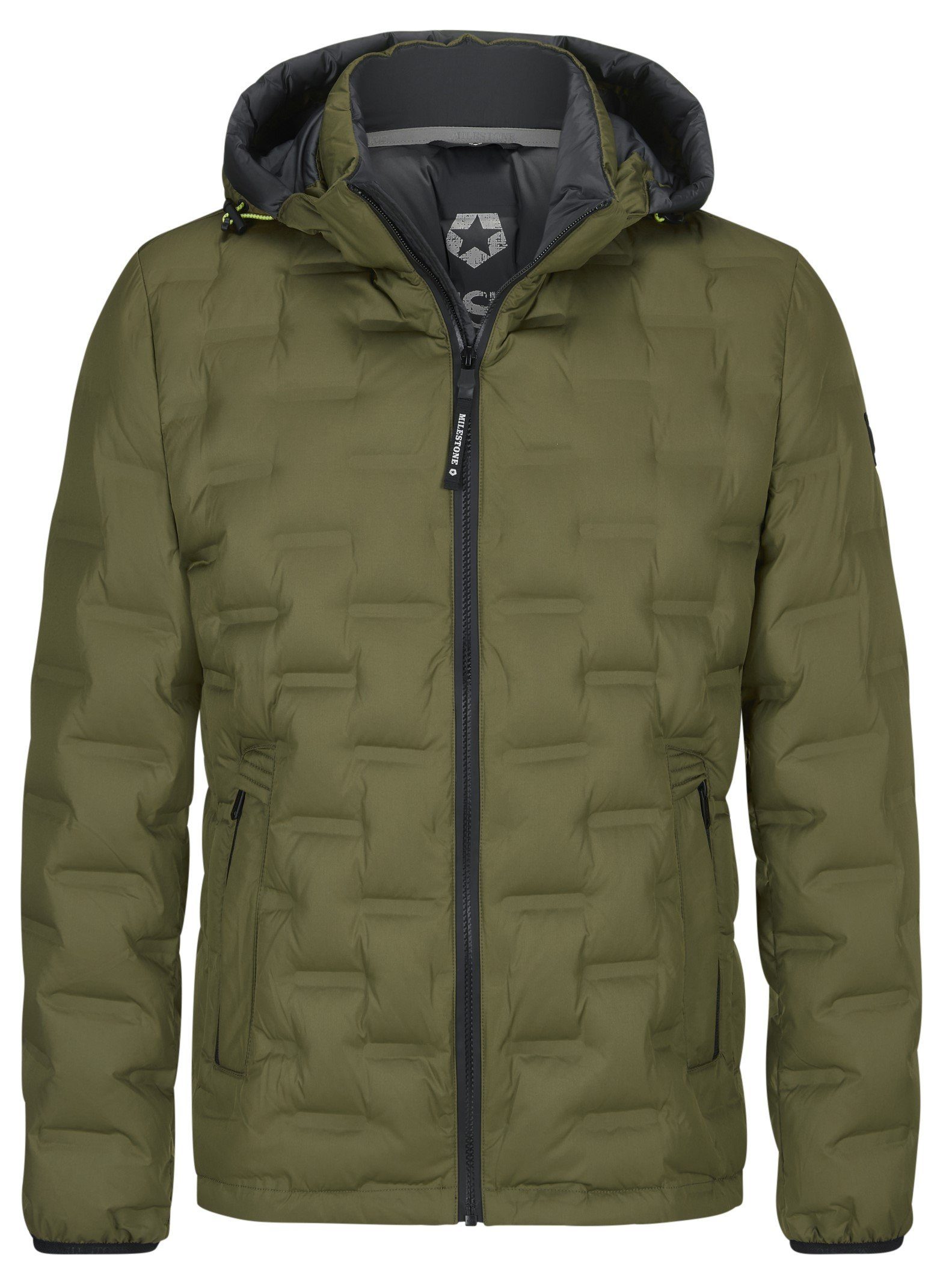 Milestone Steppjacke MSBrayden mit abnehmbarer Kapuze günstig online kaufen