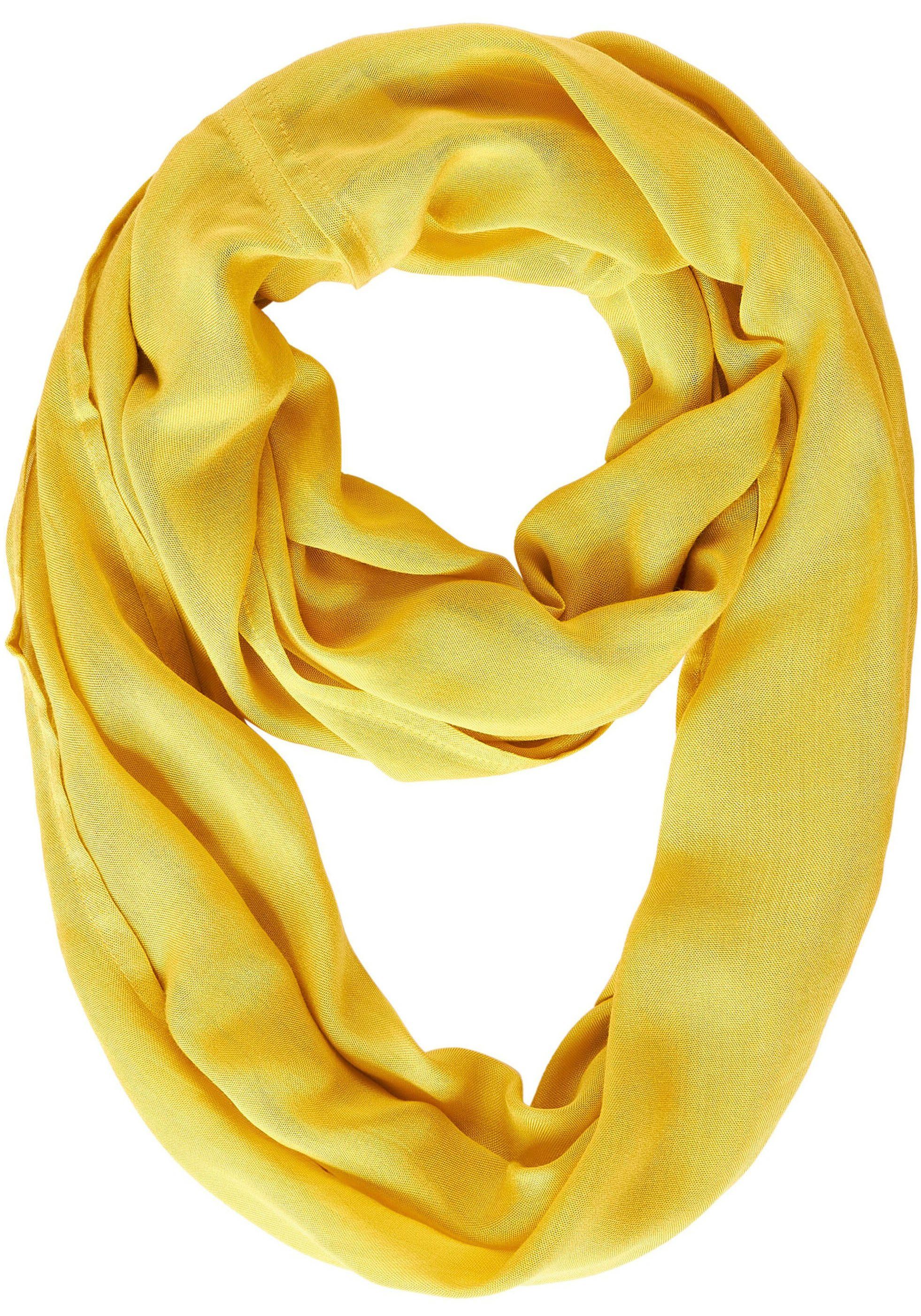Cecil Loop, in Unifarbe yellow golden