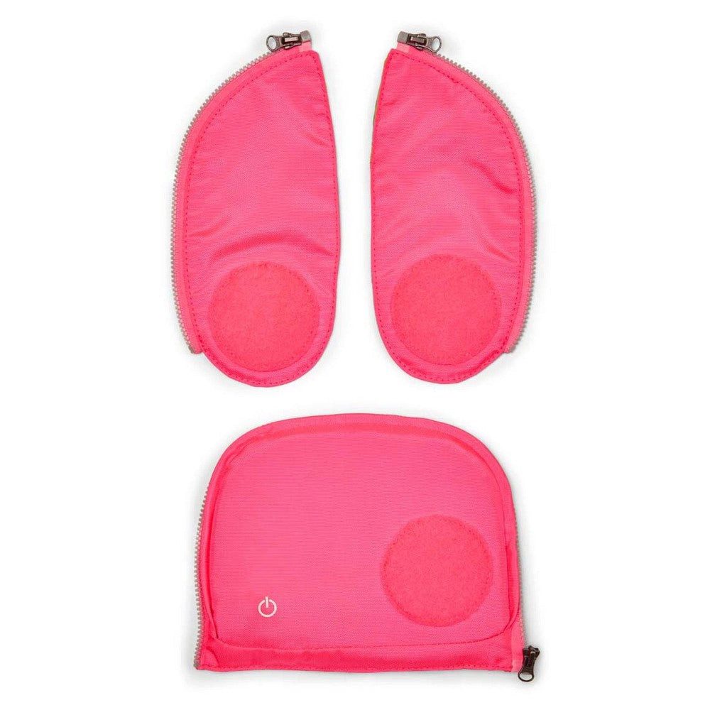ergobag Ранцы Zubehör Pack/Cubo/Cubo Light - Seitentaschen Zip-Set 3tlg. (pink)