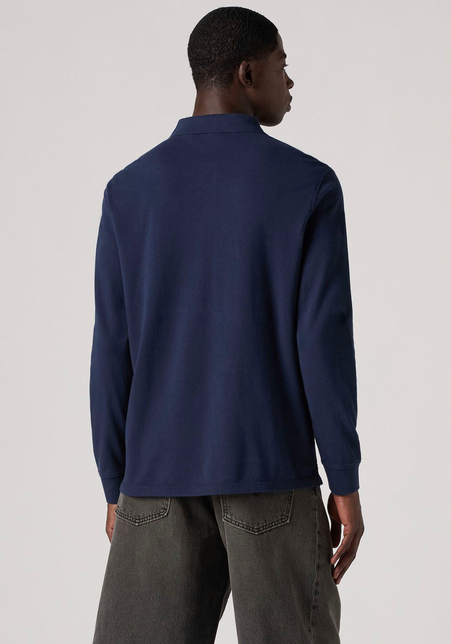 Levi's® Langarm-Poloshirt LS HM POLO Polokragenverschluss in 3-Knopf-Form