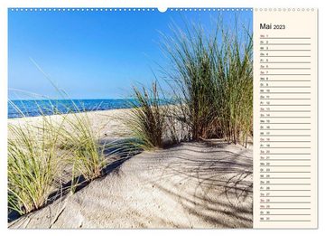 CALVENDO Wandkalender Langeoog Geburtstagskalender (Premium, hochwertiger DIN A2 Wandkalender 2023, Kunstdruck in Hochglanz)