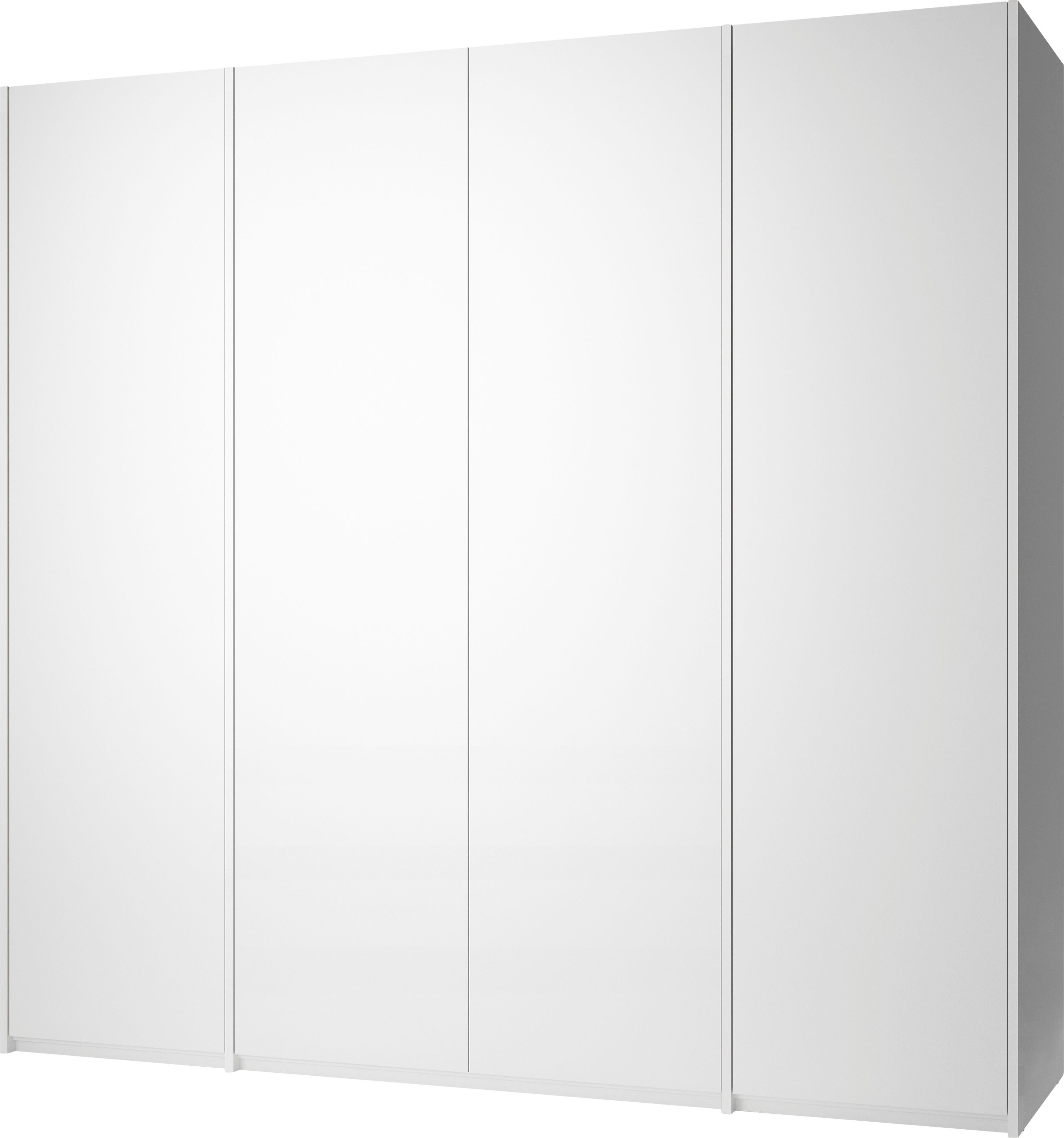 LIVING Drehtürenschrank Mittelschrank weiß durchgehender 5 Variante Kleiderstange weiß Modular | Plus SMALL Müller mit