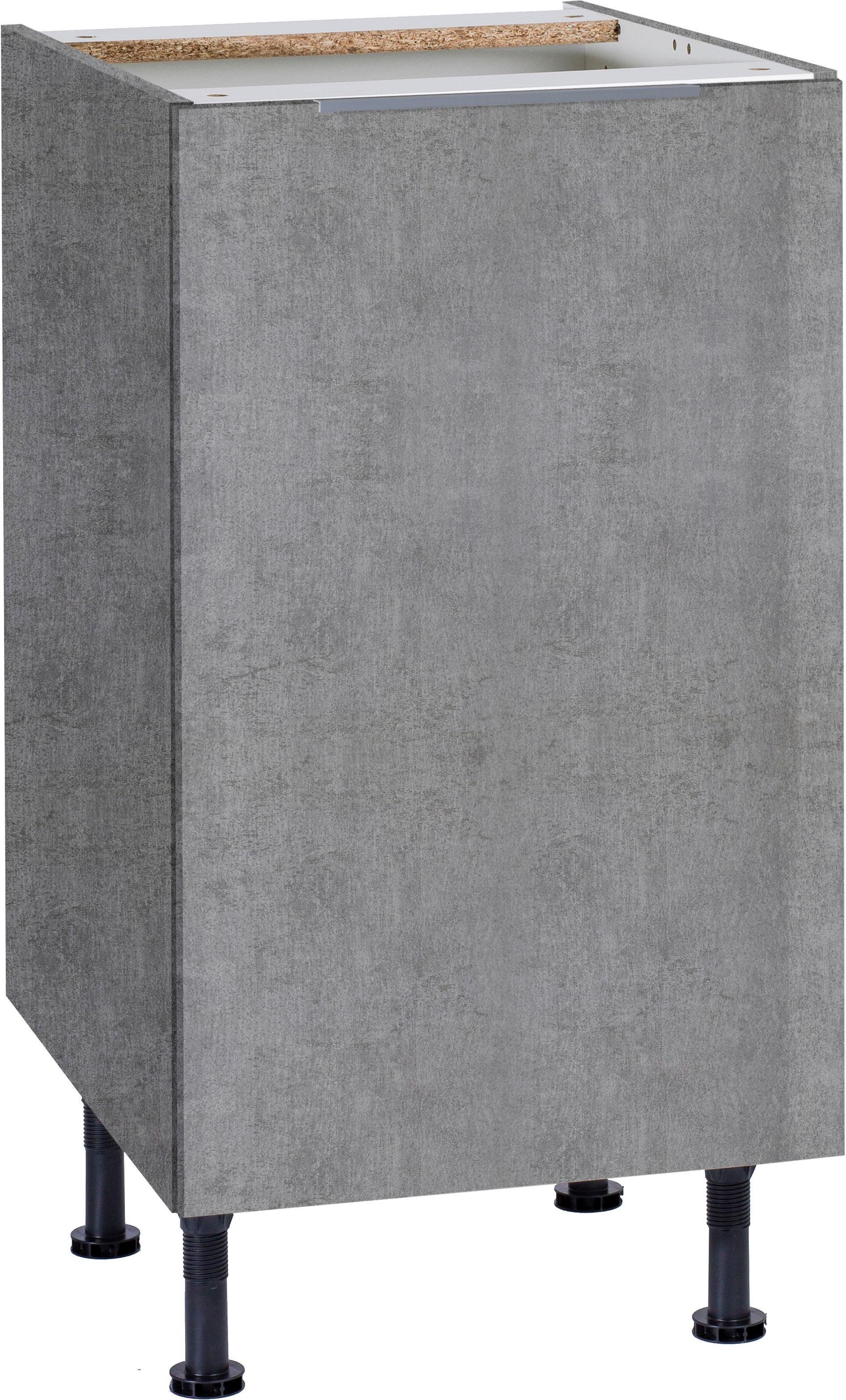 Breite Unterschrank 45 cm Tara, betonfarben betonfarben | OPTIFIT