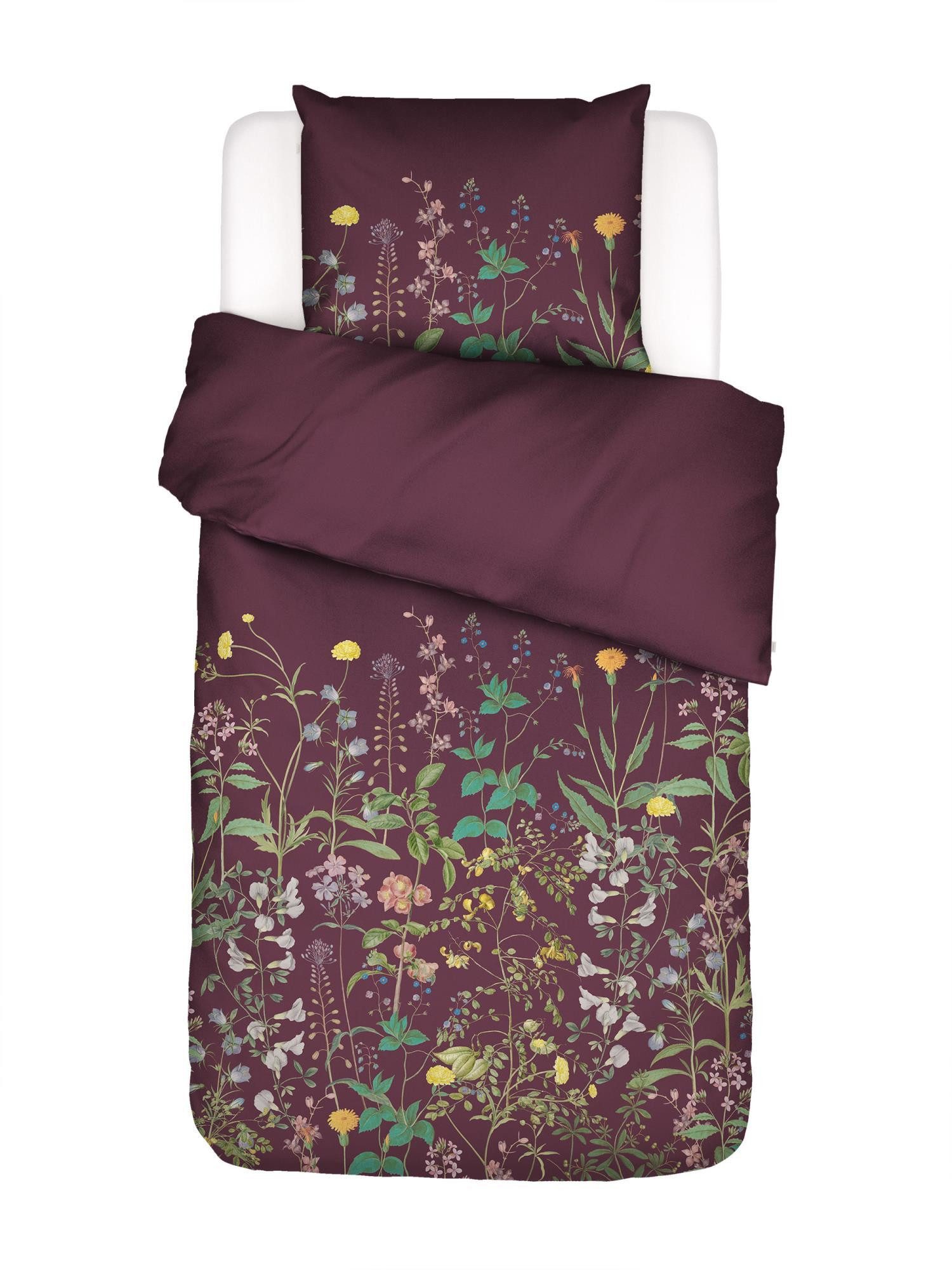 Essenza Bettwäsche Augustina, Satin, 2 teilig, mit floralem Muster