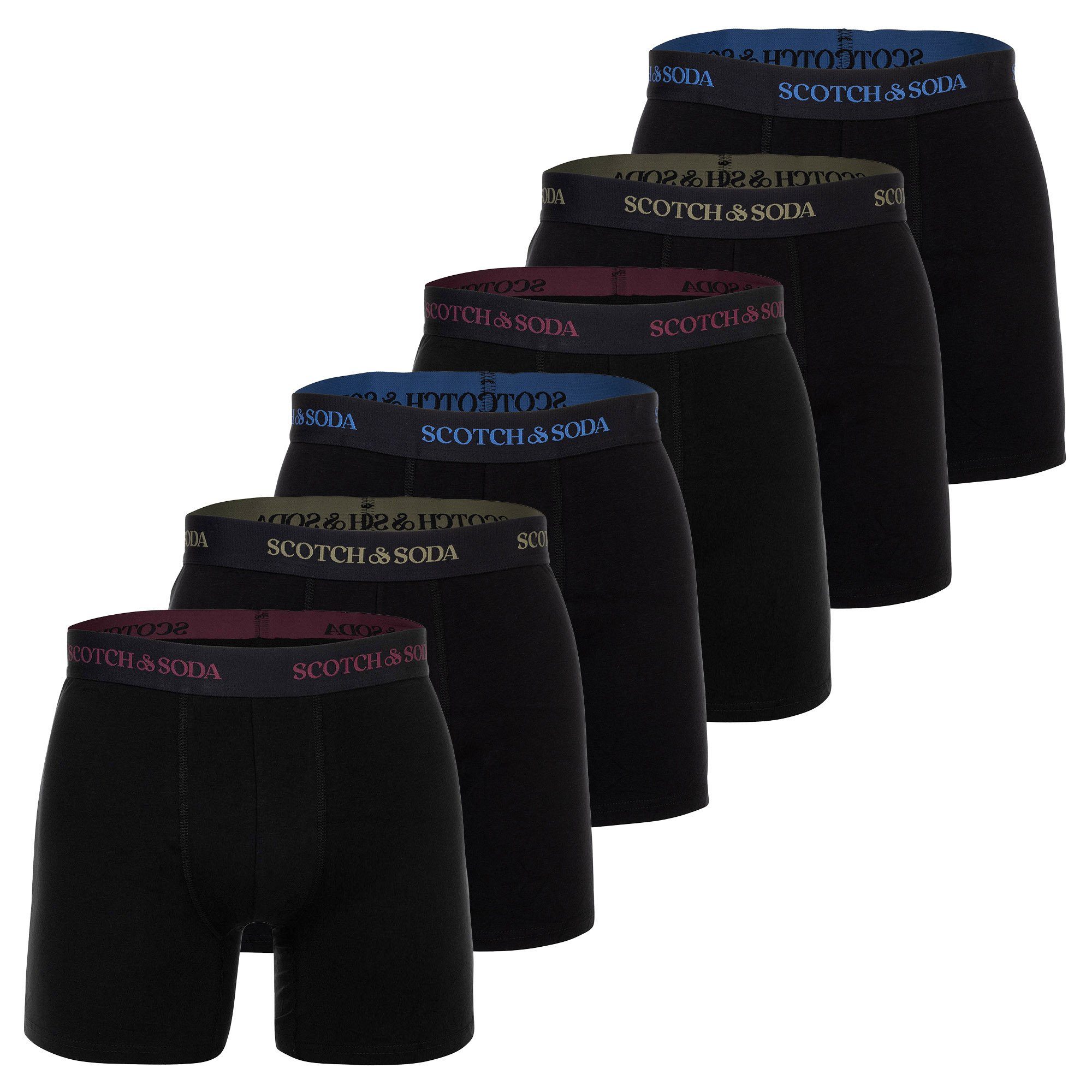 Boxer Herren Boxershort 6er Pack Baumwolle