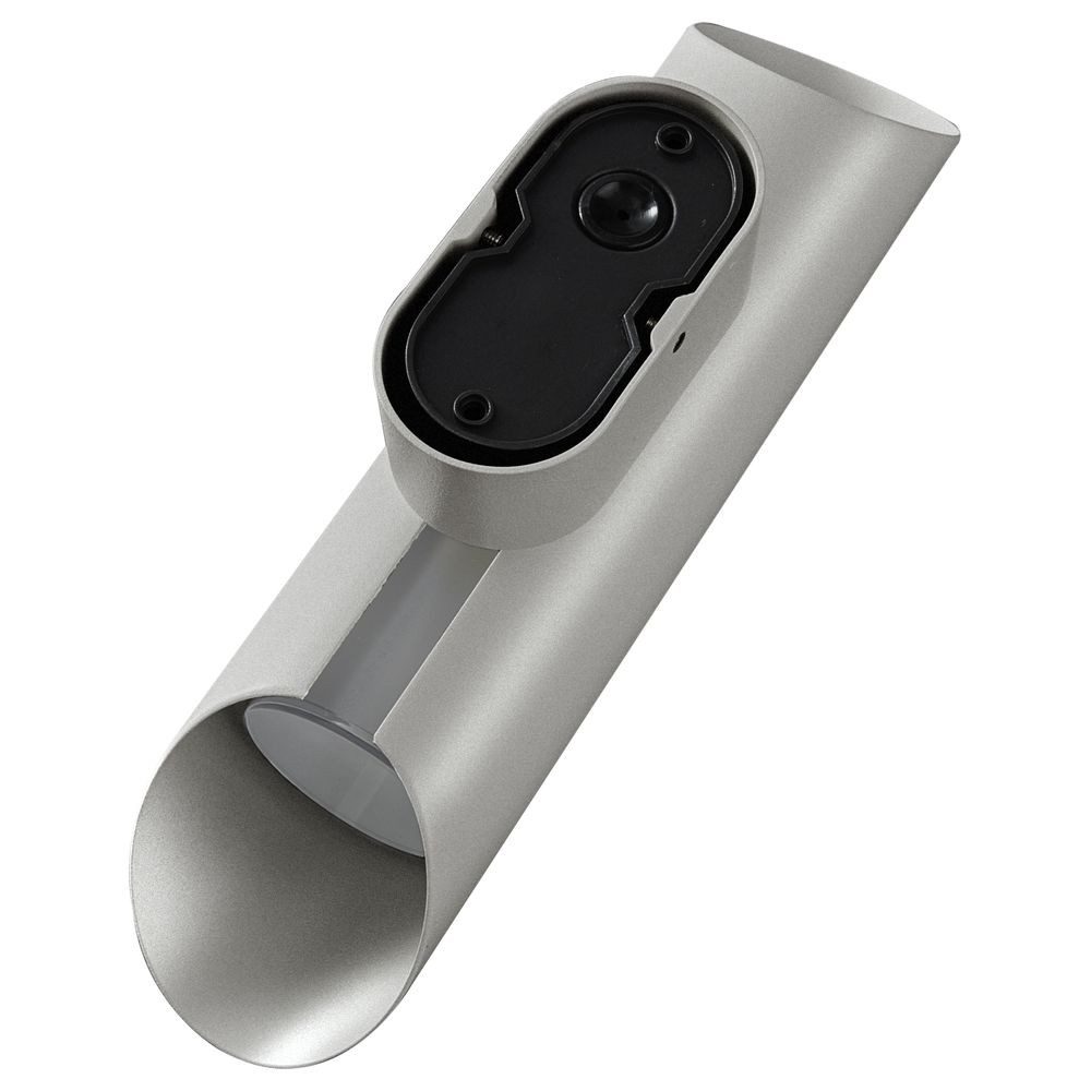 HEITRONIC Außen-Wandleuchte Wandleuchte Capri in Silber GU10 2-flammig IP44