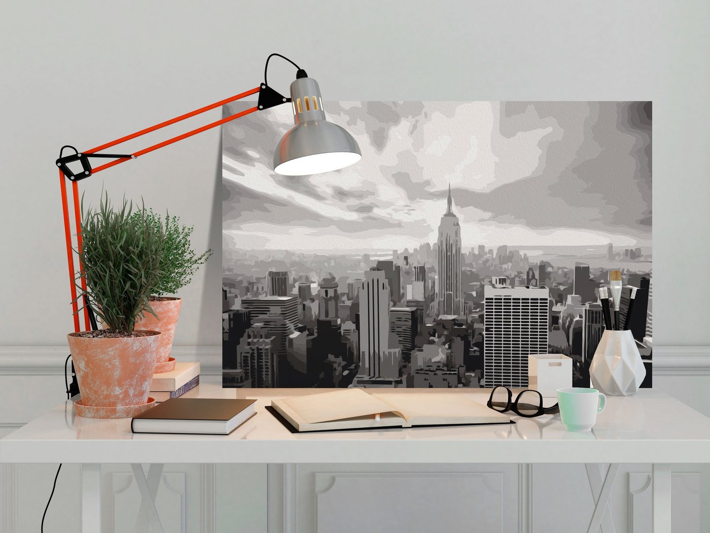 Thumbnail - Artgeist Malen nach Zahlen Grey New York