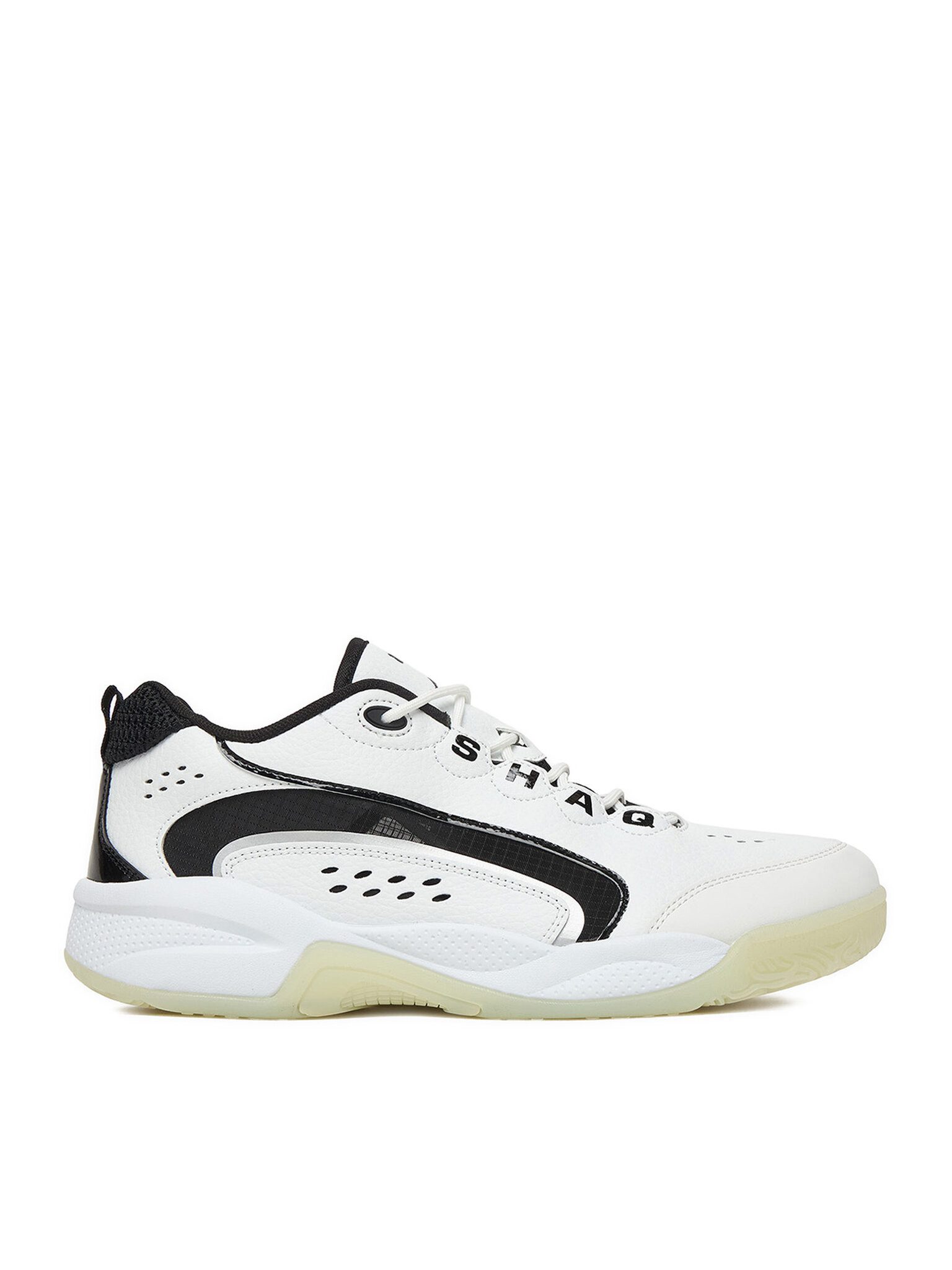 Shaq Shaq Herren-Sneakers Weiß SHAQ-EO-GOLIATH AQ95071M-WBZ Weiß Schwarz Sneaker