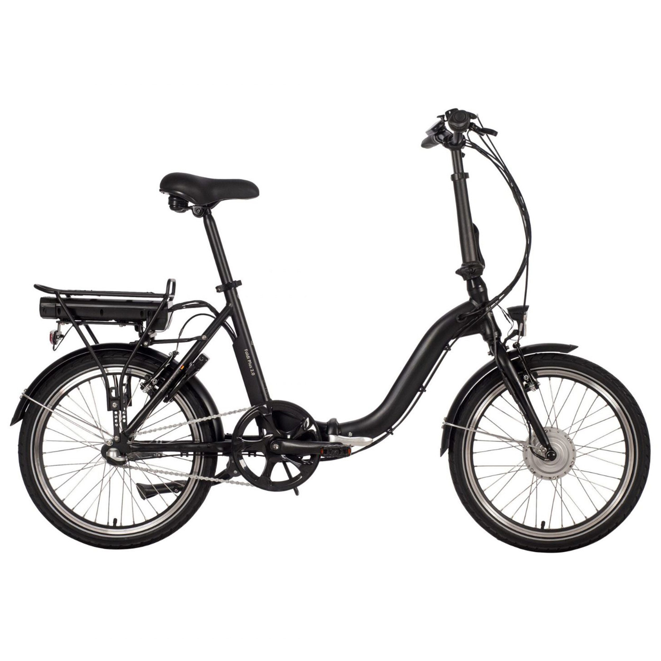 SAXXX EBike Foldi Plus 2.0 EFaltrad, 3 Gang, Nabenschaltung, Vorderradmotor, 281 Wh AKKU