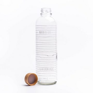 Trinkflasche CARRY 1 l WATER IS LIFE GLAS, Regional produziert