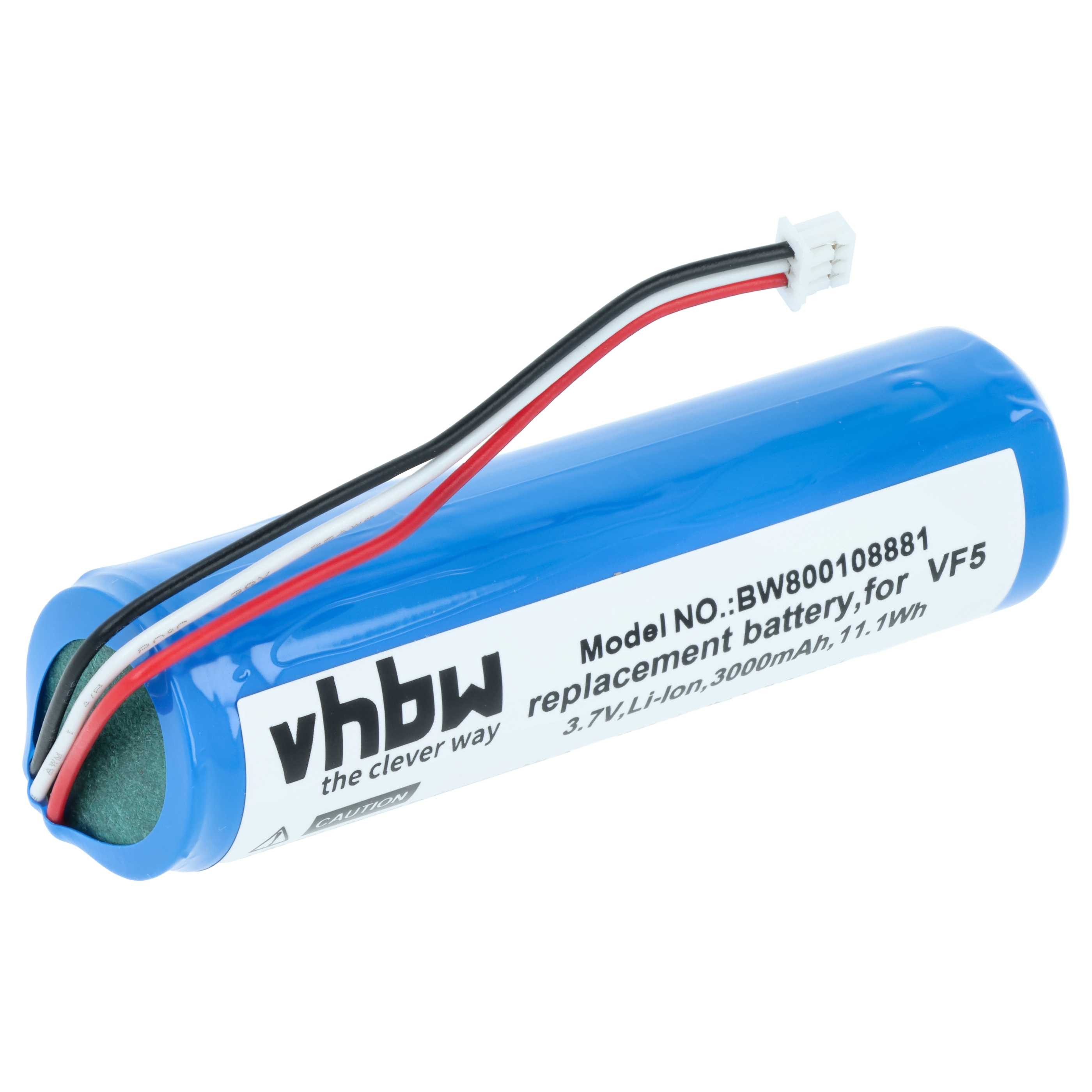 vhbw Akku Ersatz für VF5 für Navigationssystem (3000 mAh, 3,7 V, Li-Ion) Akku Akku Li-Ion 3000 mAh (3,7 V, 1 St), Leistungsfähiger Austausch-Akku für Navigationsgerät, Wiederaufladbar