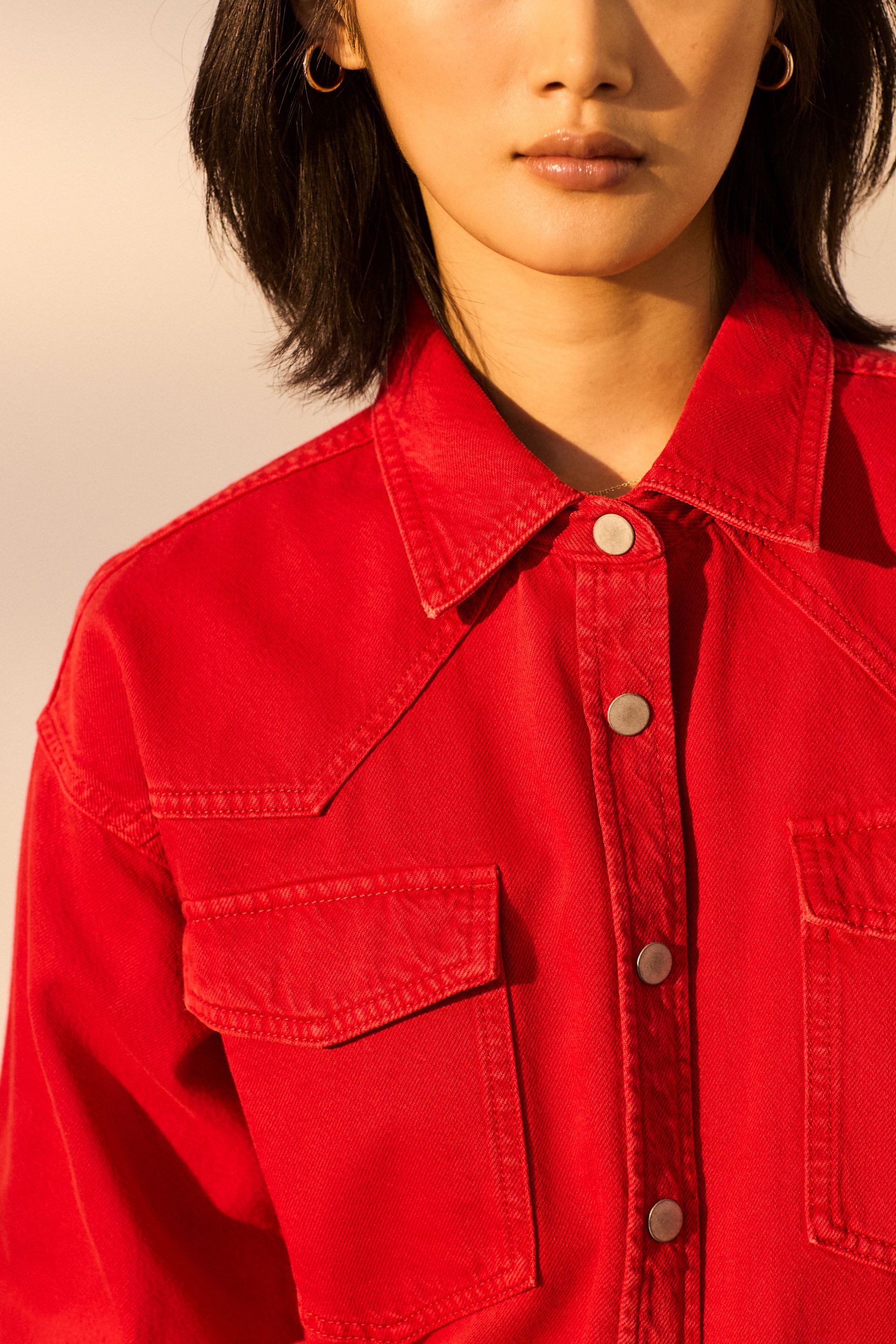 Next Jeanshemd Jeanshemd in Übergröße (1-tlg)