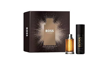 BOSS Eau de Parfum HUGO BOSS The Scent EDT, Deodorant-Spray, Geschenkset Herren Duftset, 2-tlg., Männerduft, Orientalisch, Verführung, Hochwertig, Langanhaltend