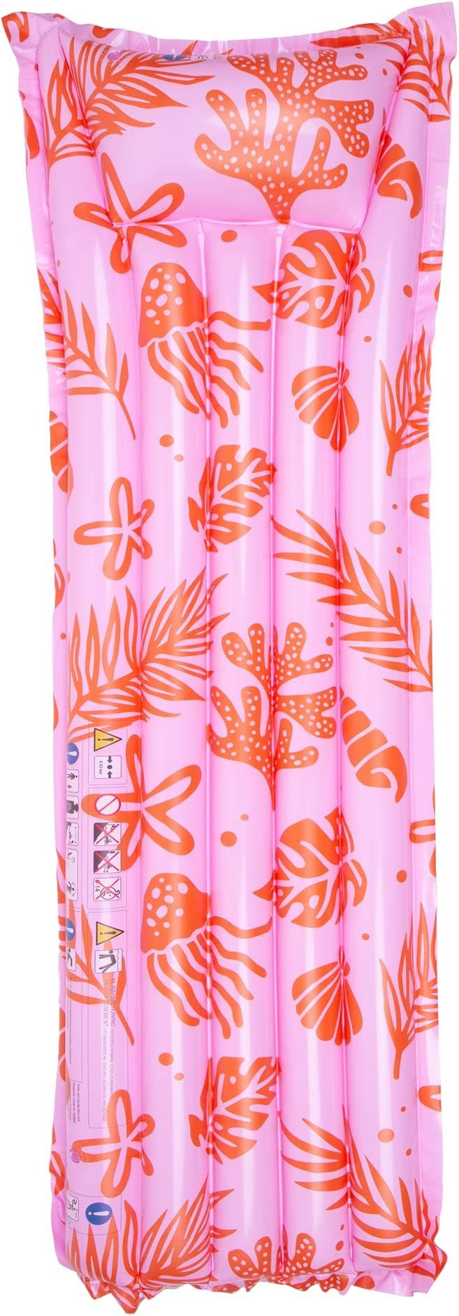 Swim Essentials Luftmatratze Swim Essentials Luftmatratze Rot /Pink Ozean 177 x 56 x 16 cm