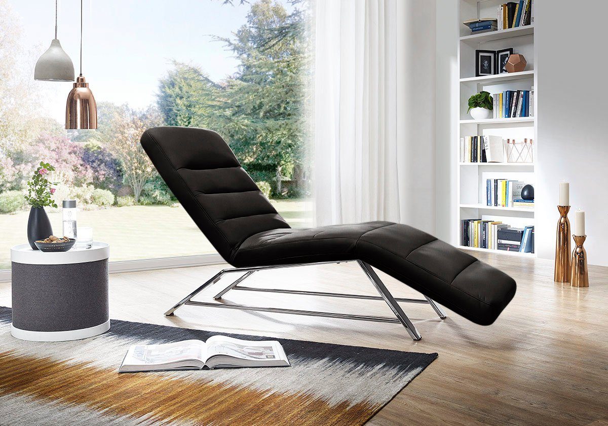 W.SCHILLIG Relaxliege daily dreams, Funktionsliege wahlweise mit Motor, Gestell Chrom, Breite 65 cm