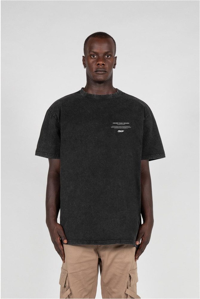 MJ Gonzales T-Shirt Higher Than Heaven V.2 Acid Washed Heavy Oversize Tee