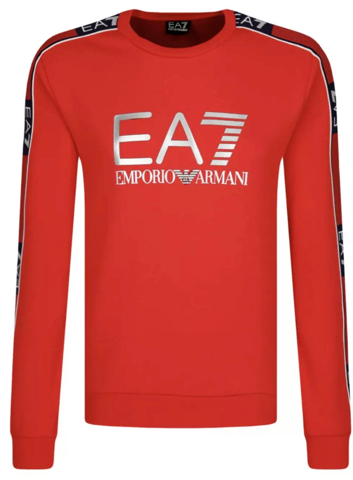 Emporio Armani Sweatshirt EA7 Tennis Club Tape Retro Pullover Elastische St günstig online kaufen