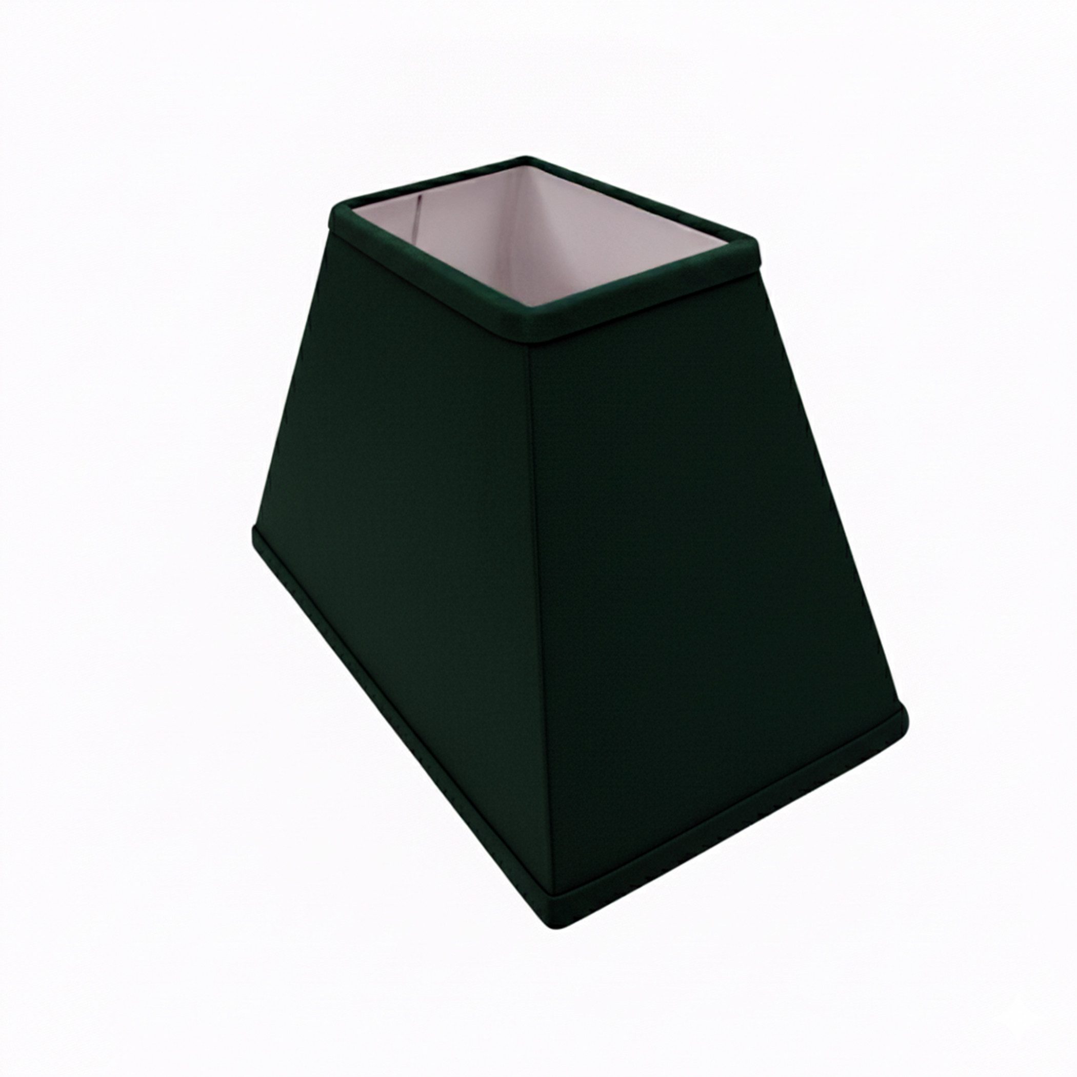 B&S Lampenschirm Lampenschirm rechteckig Velvet grün B:23x14/T:12,5x8,5/H:1 günstig online kaufen