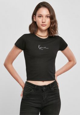 Karl Kani T-Shirt Karl Kani Damen KKWQ22002BLK SMALL SIGNATURE SHORT TEE BLK (1-tlg)