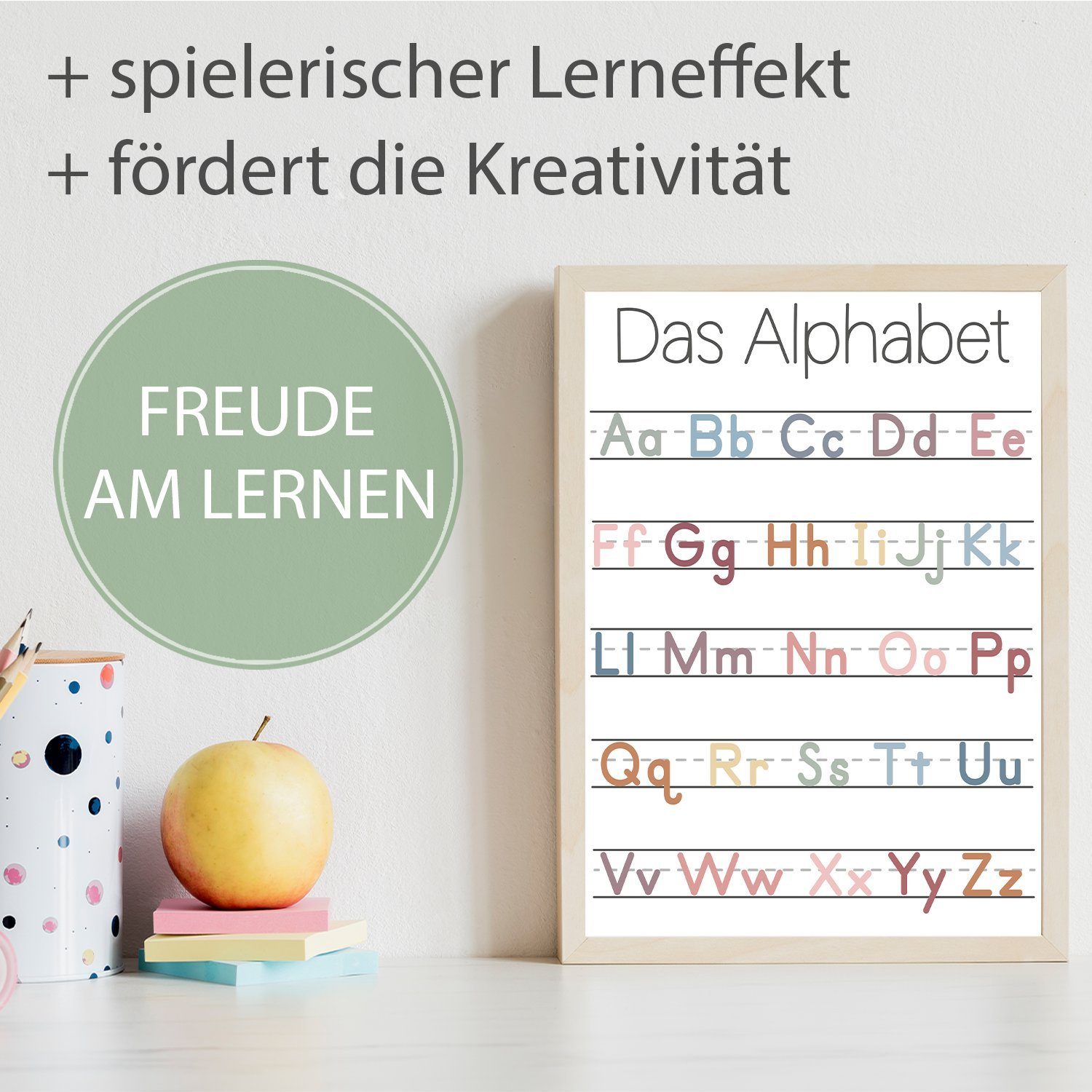 Tigerlino Poster ABC Kinderposter 2er Set günstig online kaufen