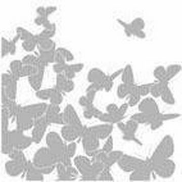 Komar Fensterbild Schmetterlinge, 31x31 cm, selbsthaftend