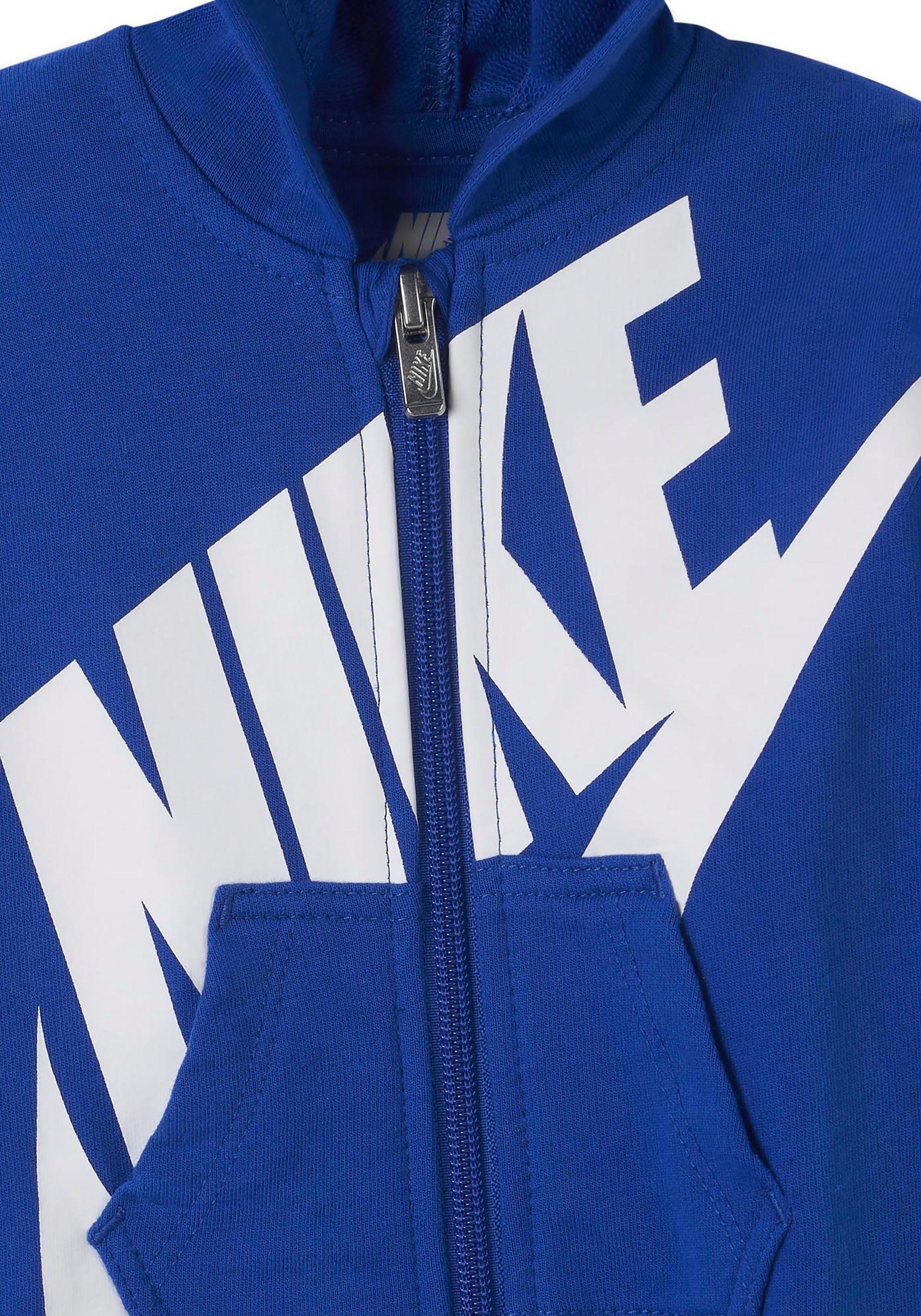 Nike Sportswear NKN COVERALL PLAY DAY Strampler ALL blau-weiß