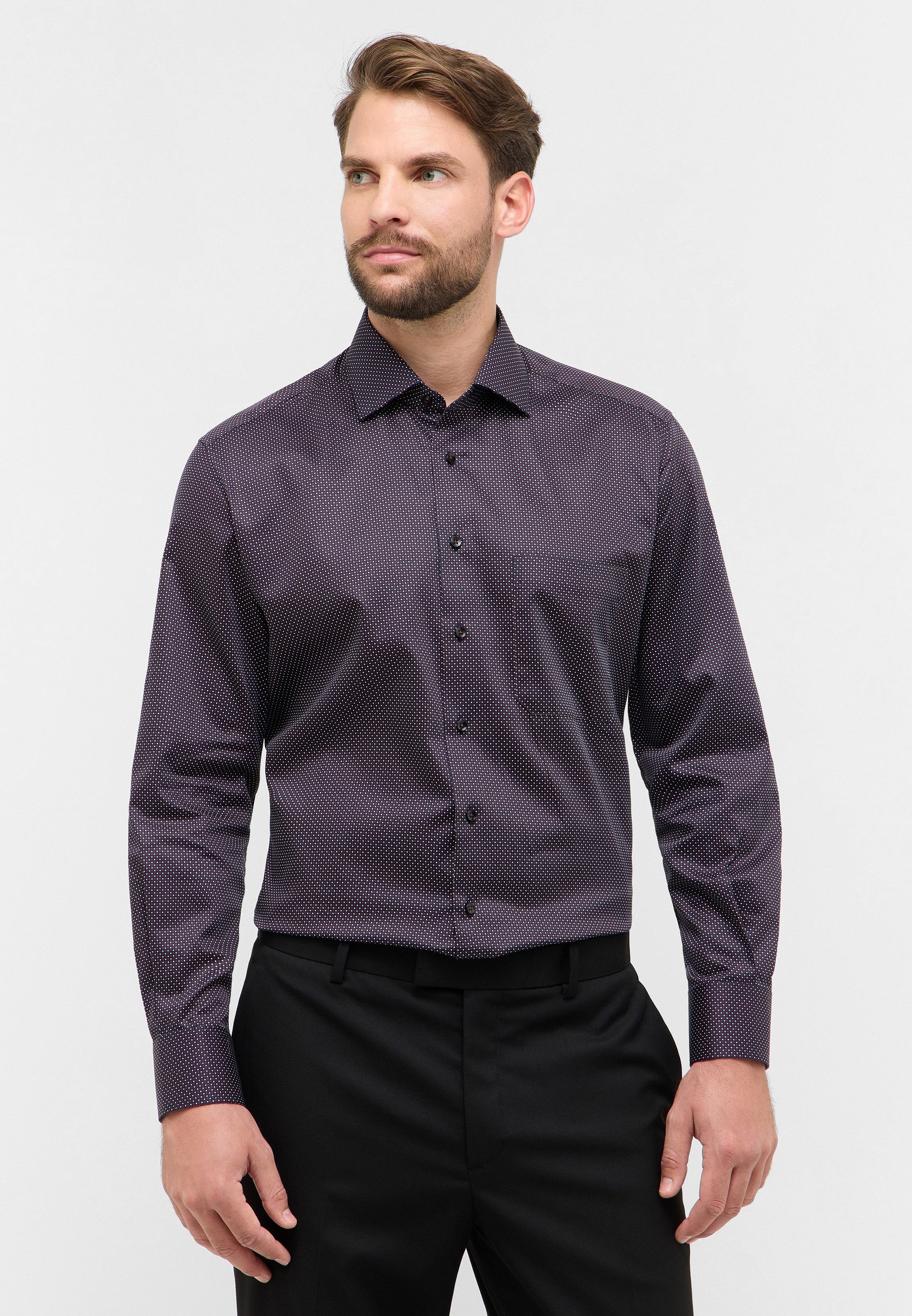 Eterna Langarmhemd COMFORT FIT NON IRON (bügelfrei)