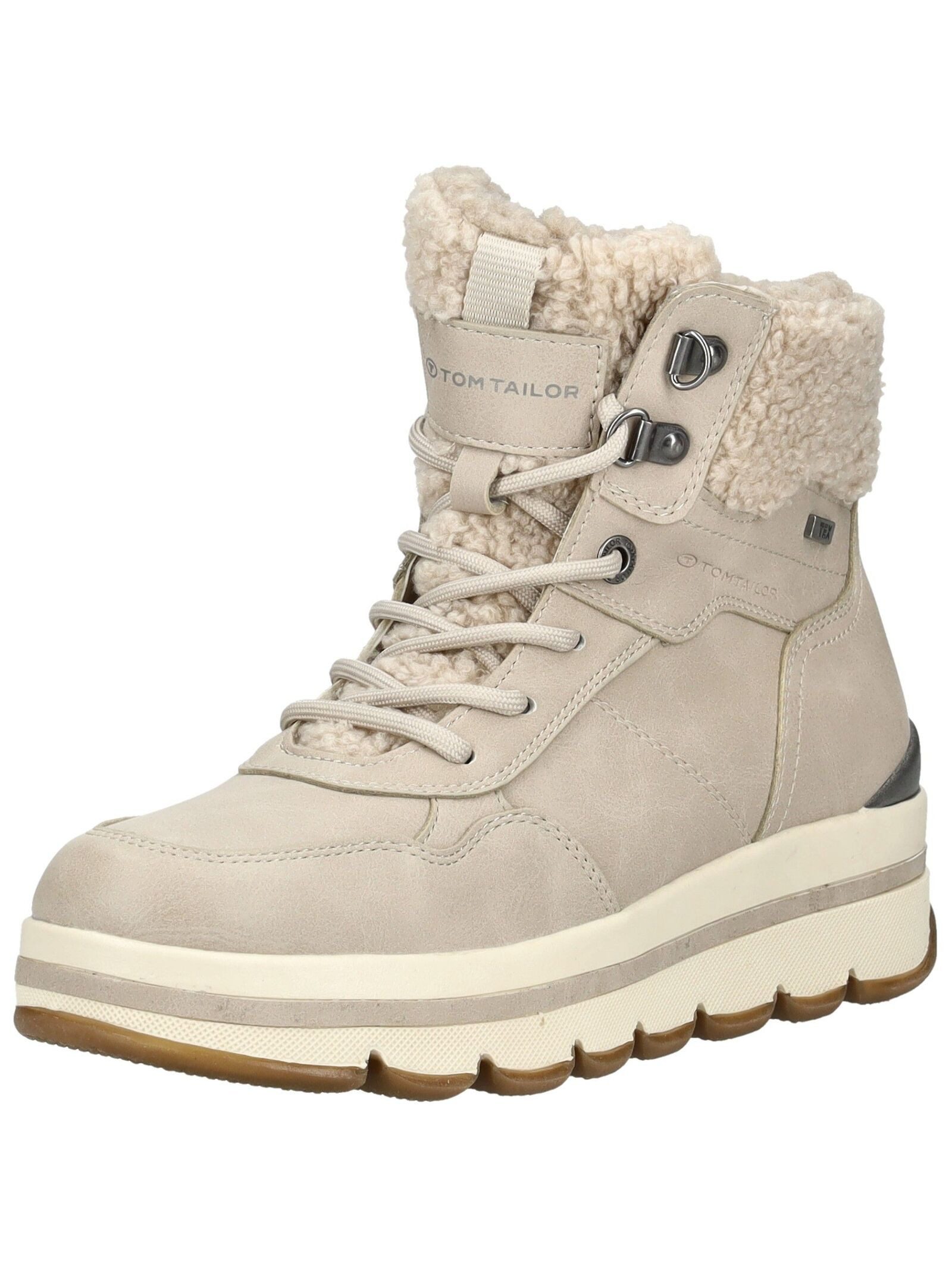 TOM TAILOR Tom Tailor Сапогиette Lederimitat/Textil Schnürstiefelette