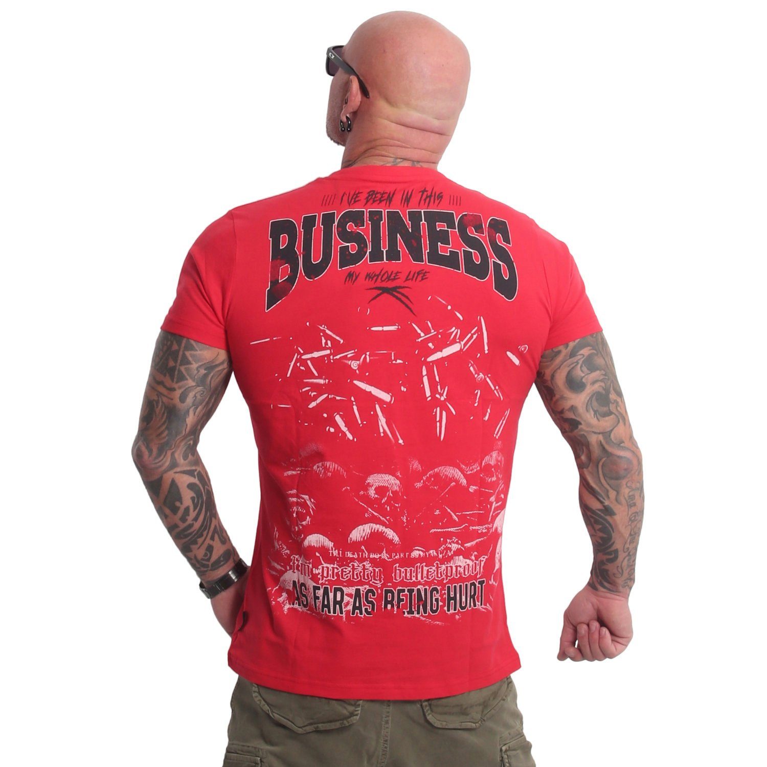 YAKUZA T-Shirt Business ribbon red